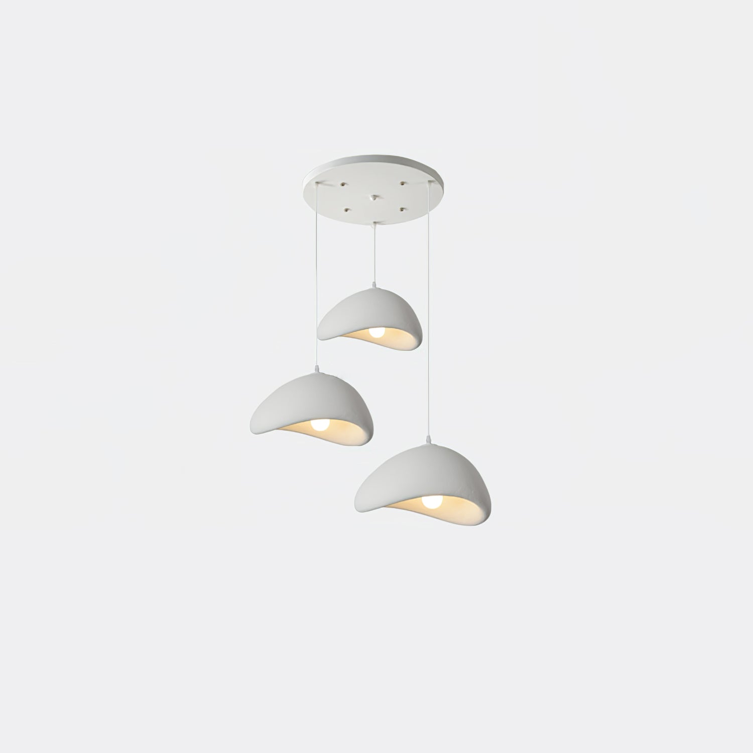 Lustra Pendant Lamp Cloud White Minimalist - Letslighting