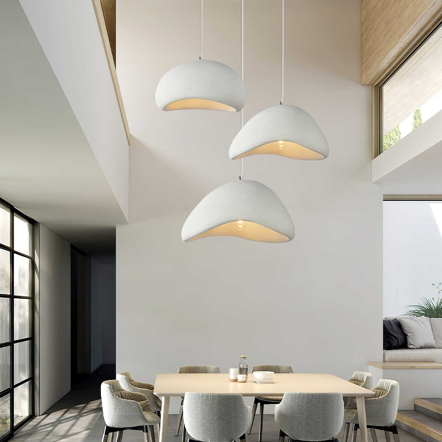 Lustra Pendant Lamp Cloud White Minimalist - Letslighting