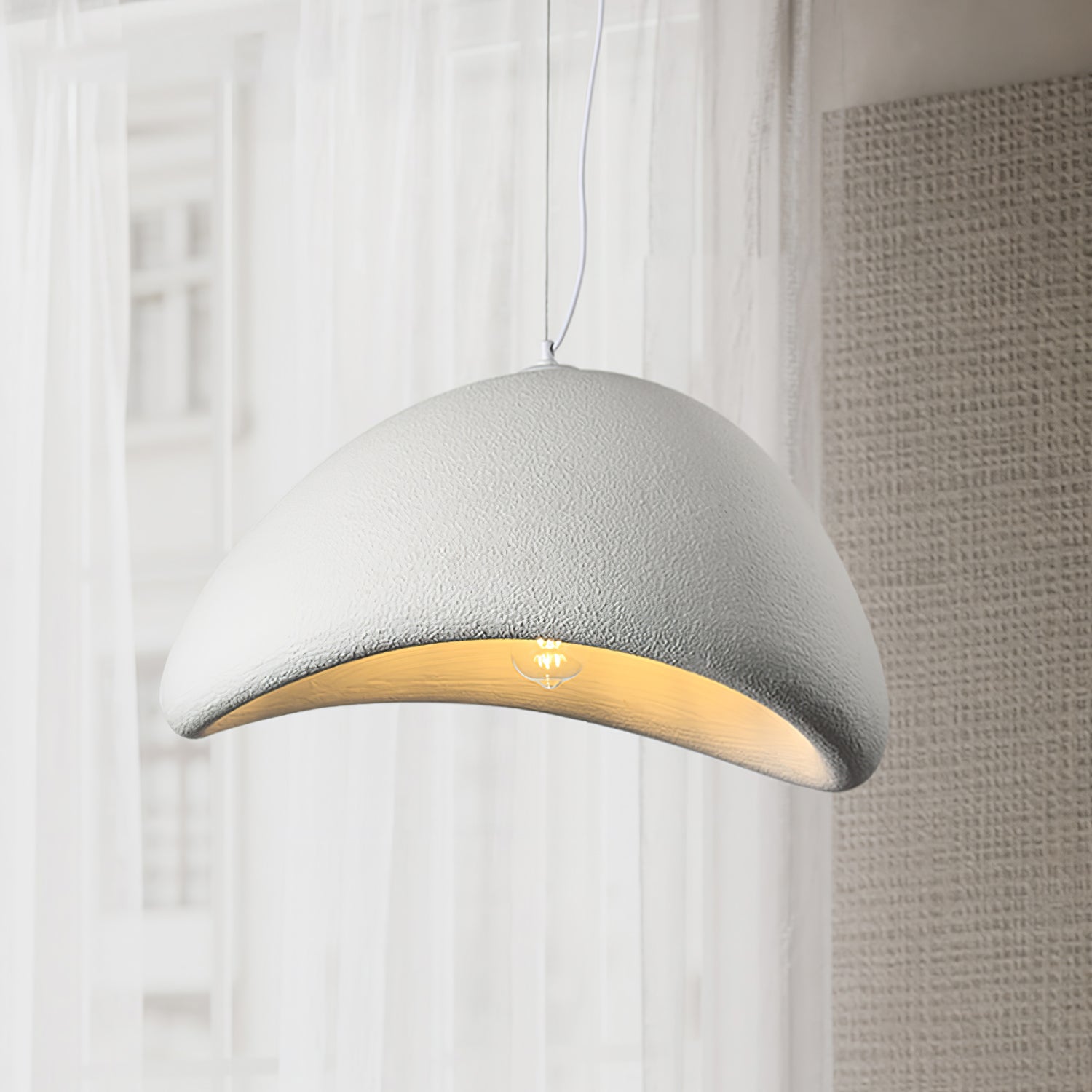 Lustra Pendant Lamp Cloud White Minimalist - Letslighting
