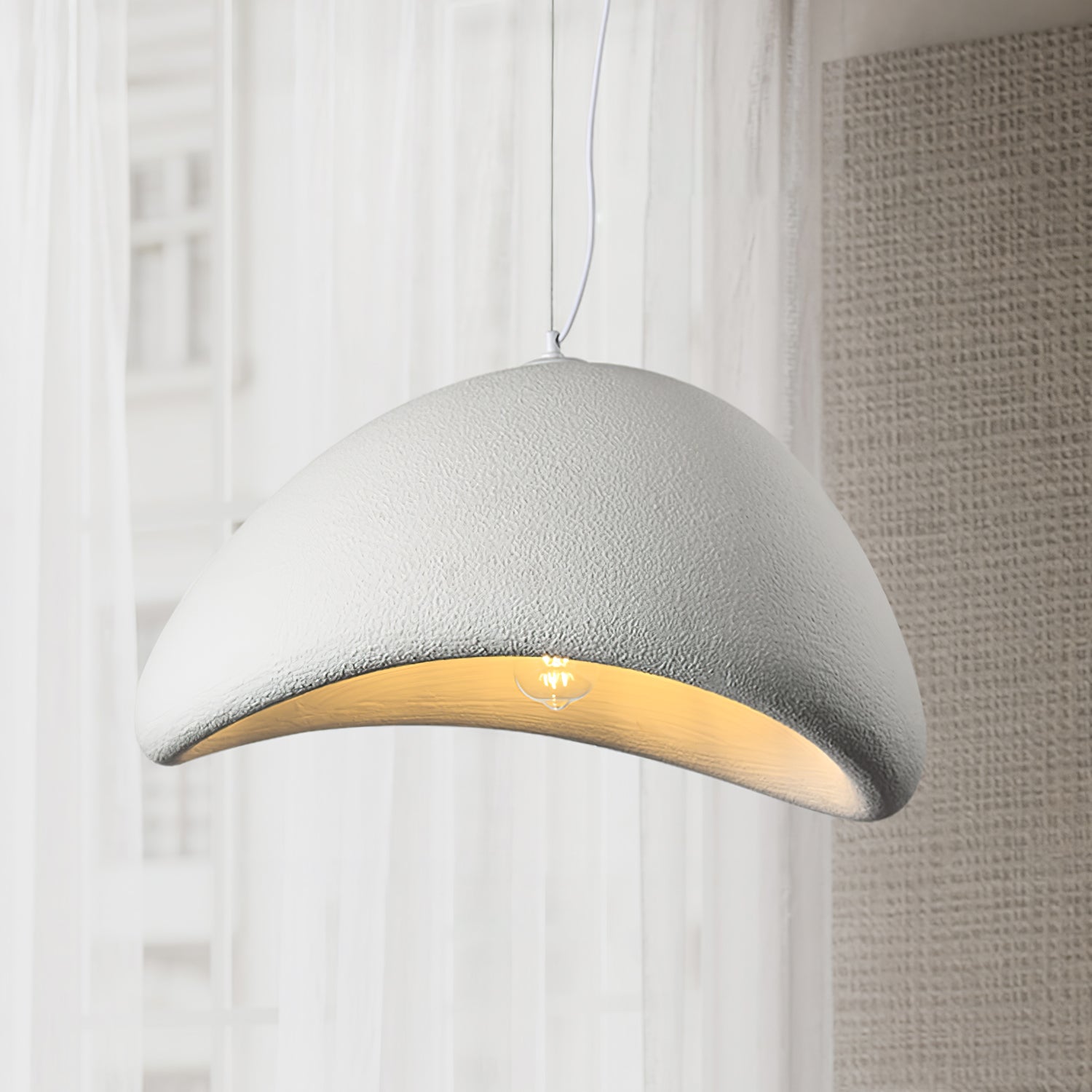 Lustra Pendant Lamp Cloud White Minimalist - Letslighting