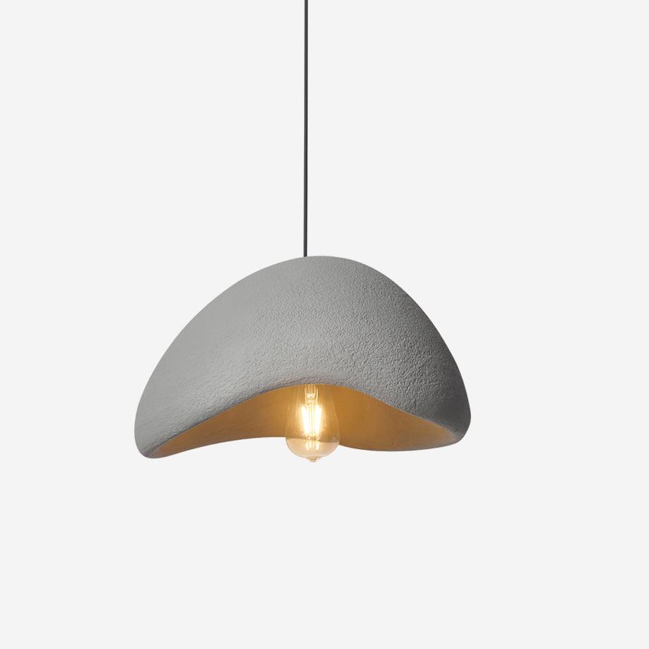 Pendant Lamp Organic Curved Shade Soft Texture Modern Artistic - Letslighting