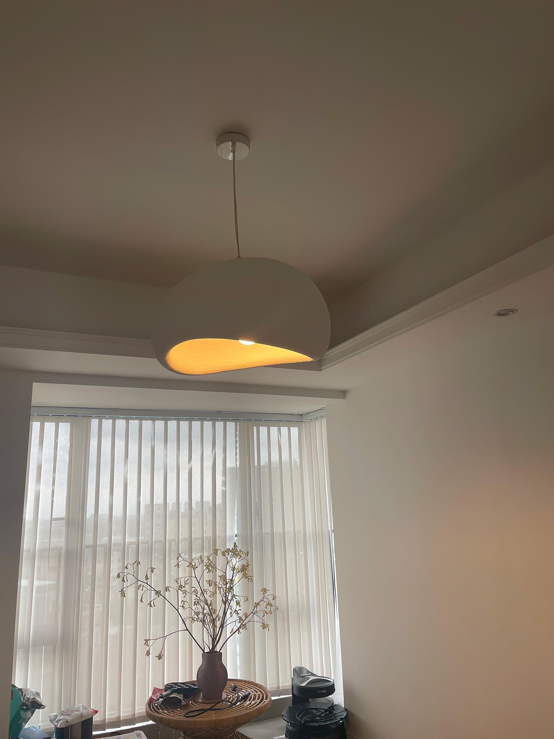 Pendant Lamp Organic Curved Shade Soft Texture Modern Artistic - Letslighting