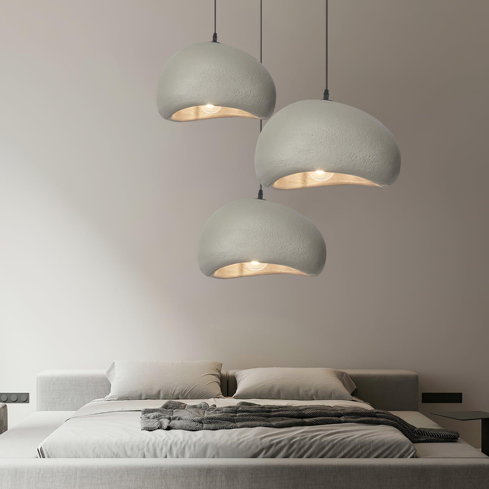 Regina Pendant Lamp Bean Organic Textured - Letslighting