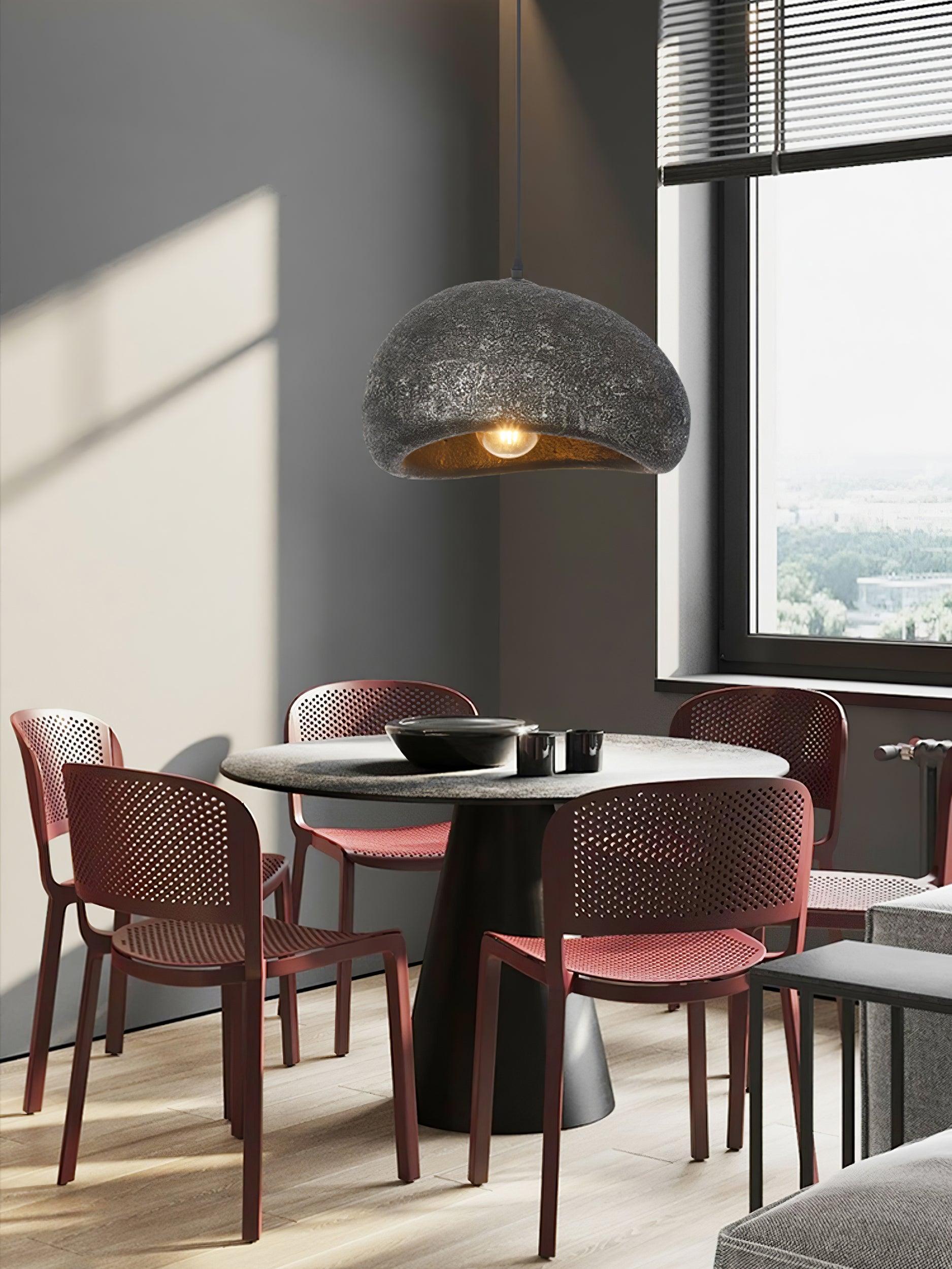 Regina Pendant Lamp Bean Organic Textured - Letslighting