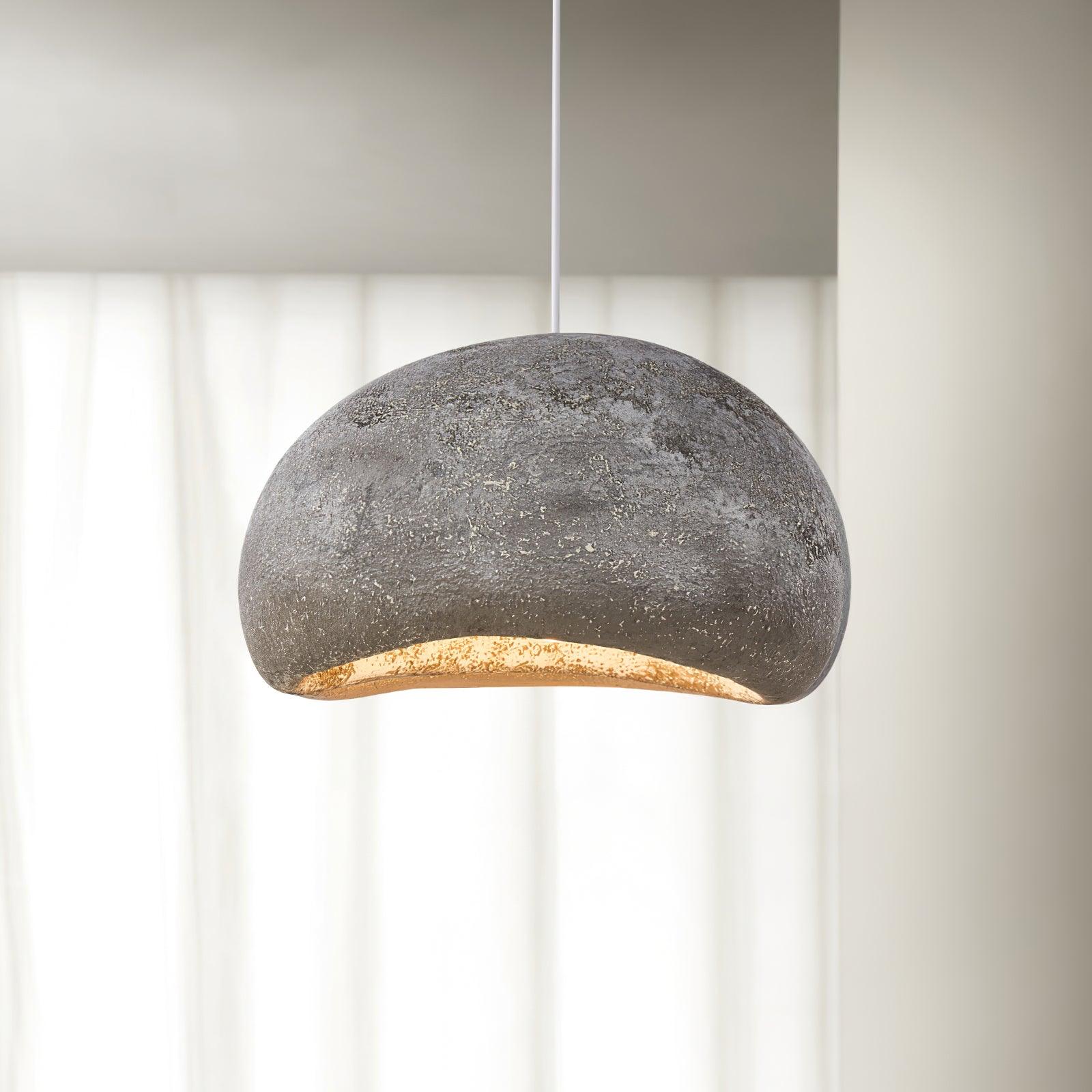 Regina Pendant Lamp Bean Organic Textured - Letslighting