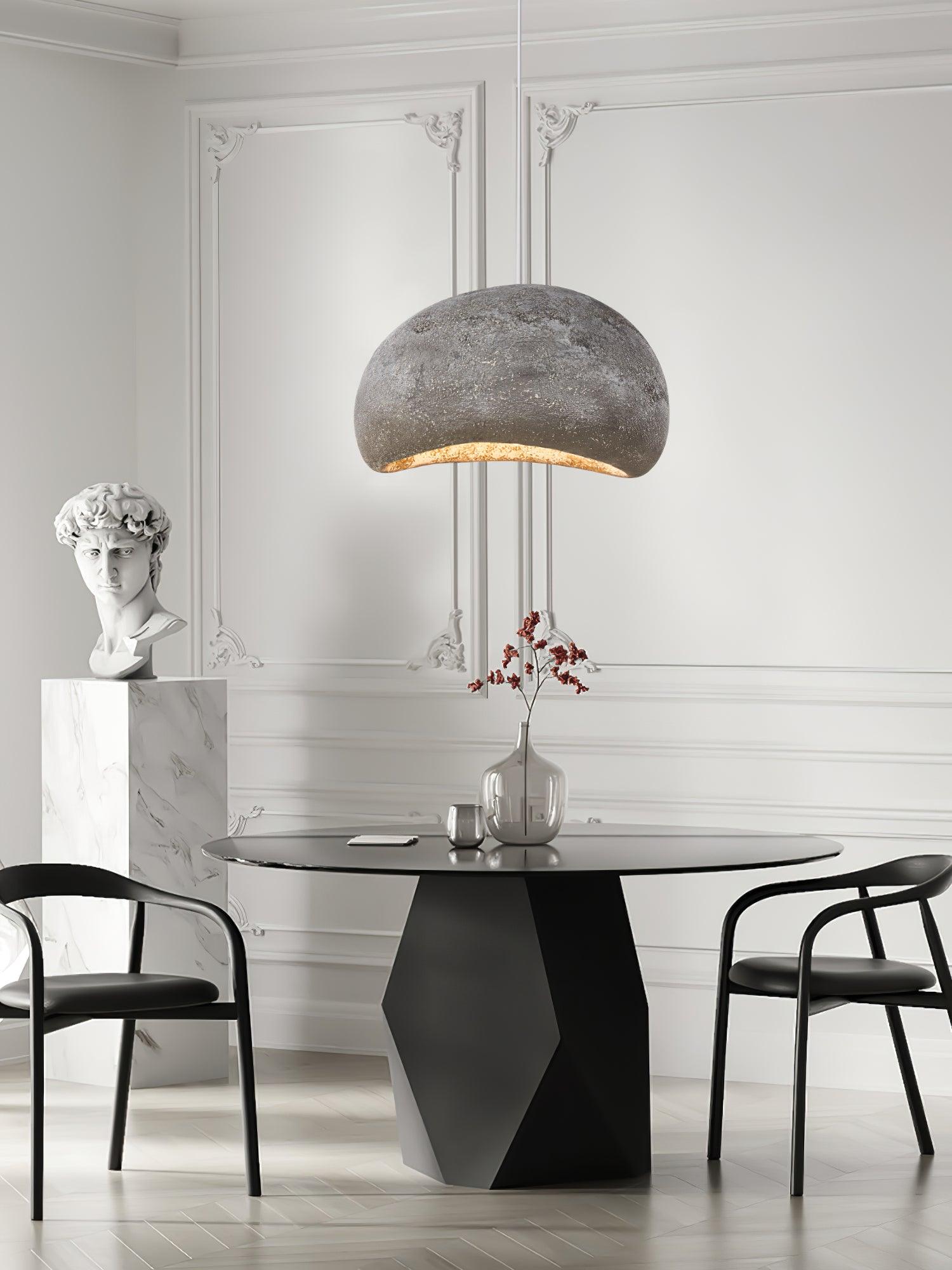 Regina Pendant Lamp Bean Organic Textured - Letslighting