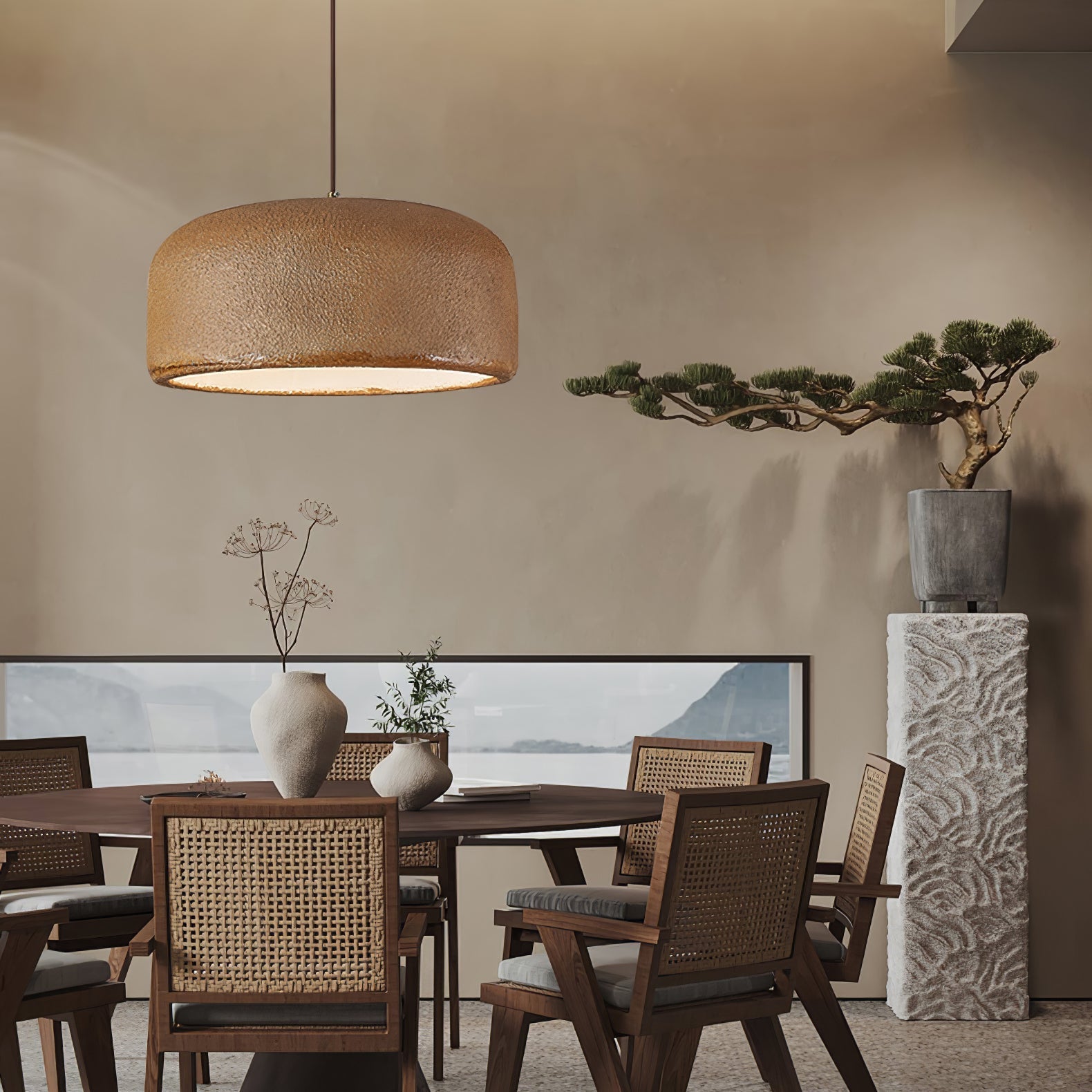 Auralis Resin Scandinavian Pendant Lamp - Letslighting