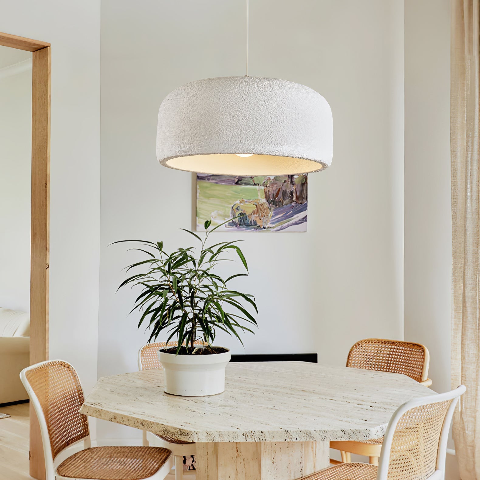 Auralis Resin Scandinavian Pendant Lamp - Letslighting