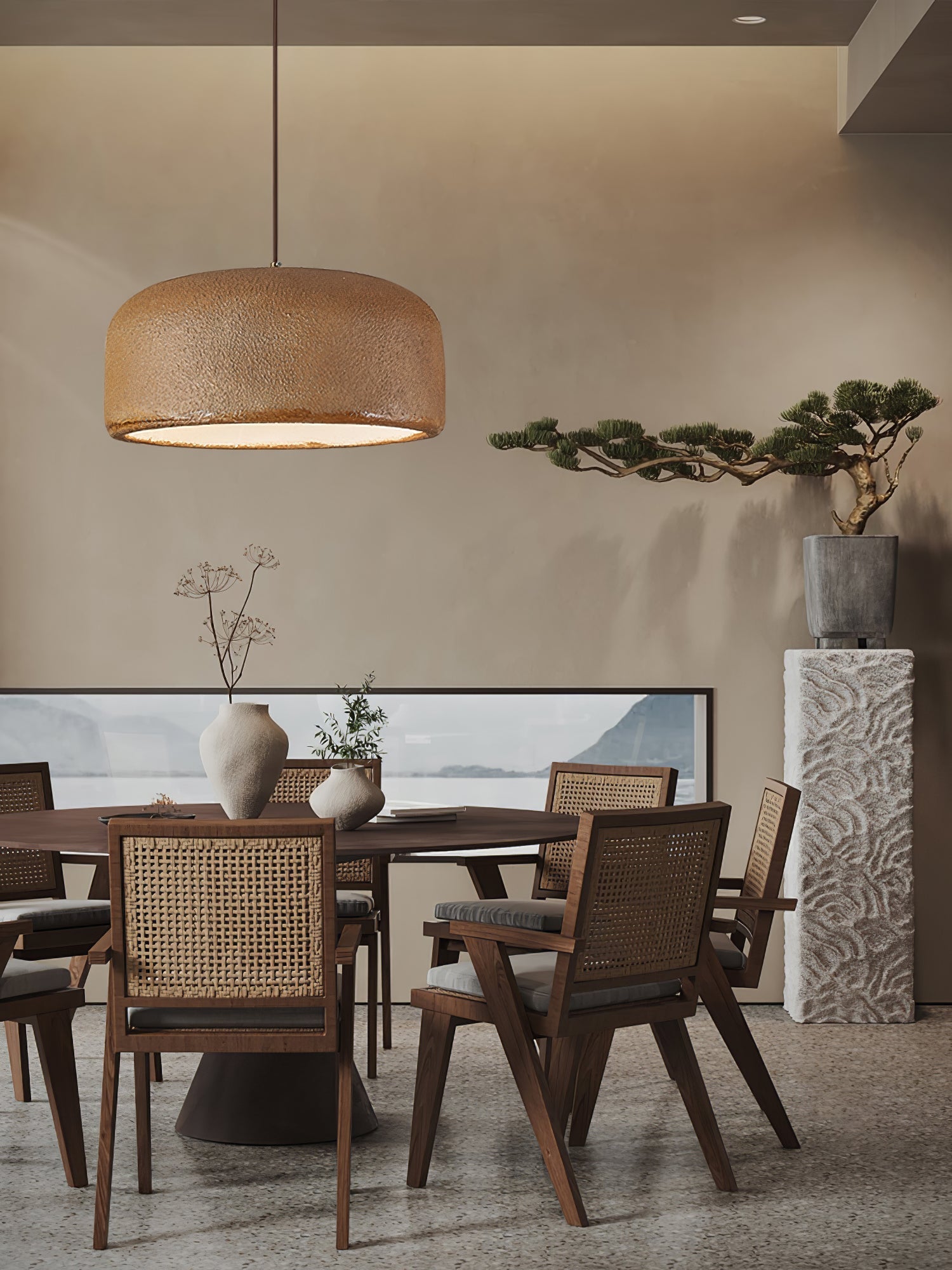 Auralis Resin Scandinavian Pendant Lamp - Letslighting