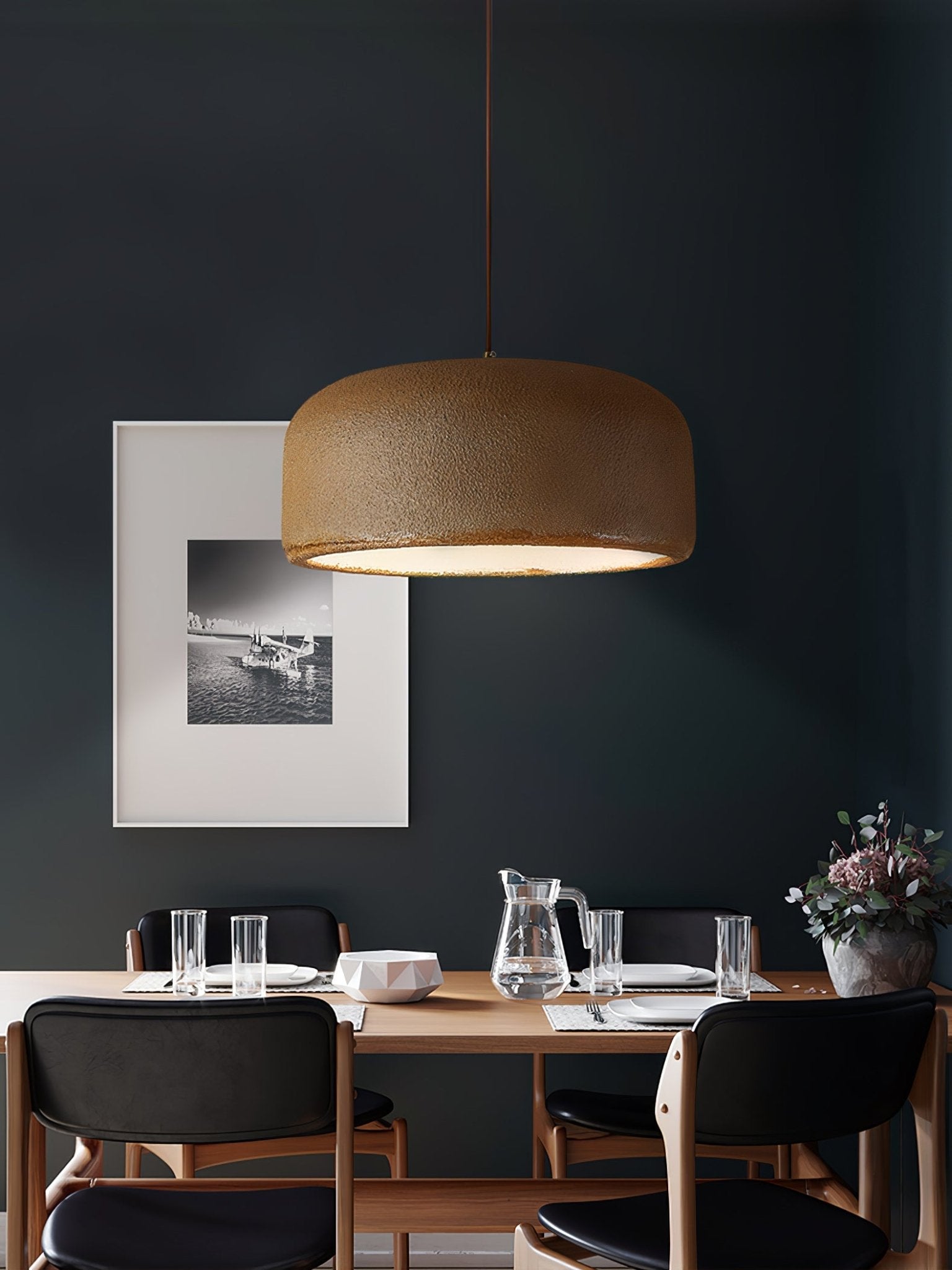 Auralis Resin Scandinavian Pendant Lamp - Letslighting
