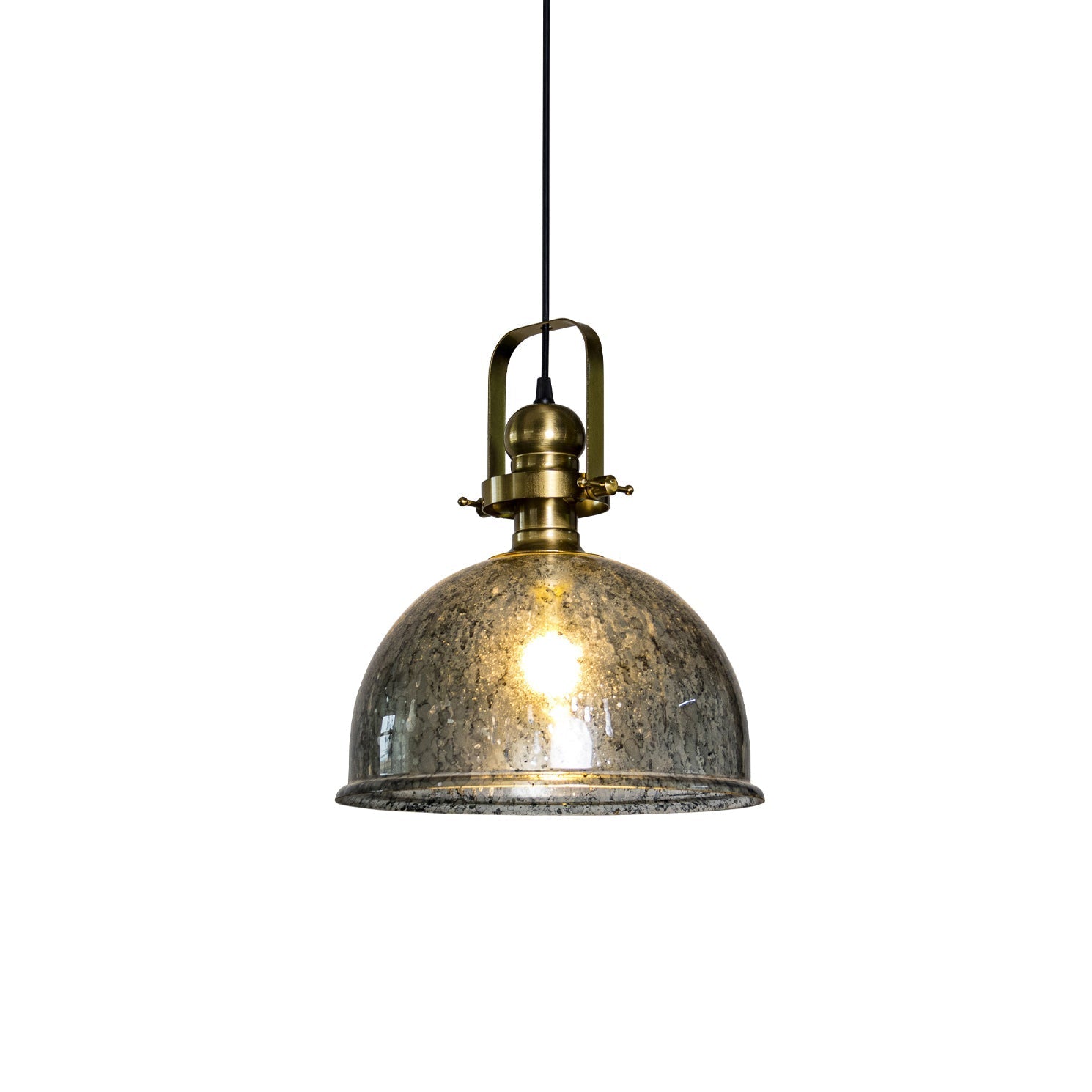 Ilvenel Vintage Industrial Wooden Glass Pendant Lamp - Letslighting