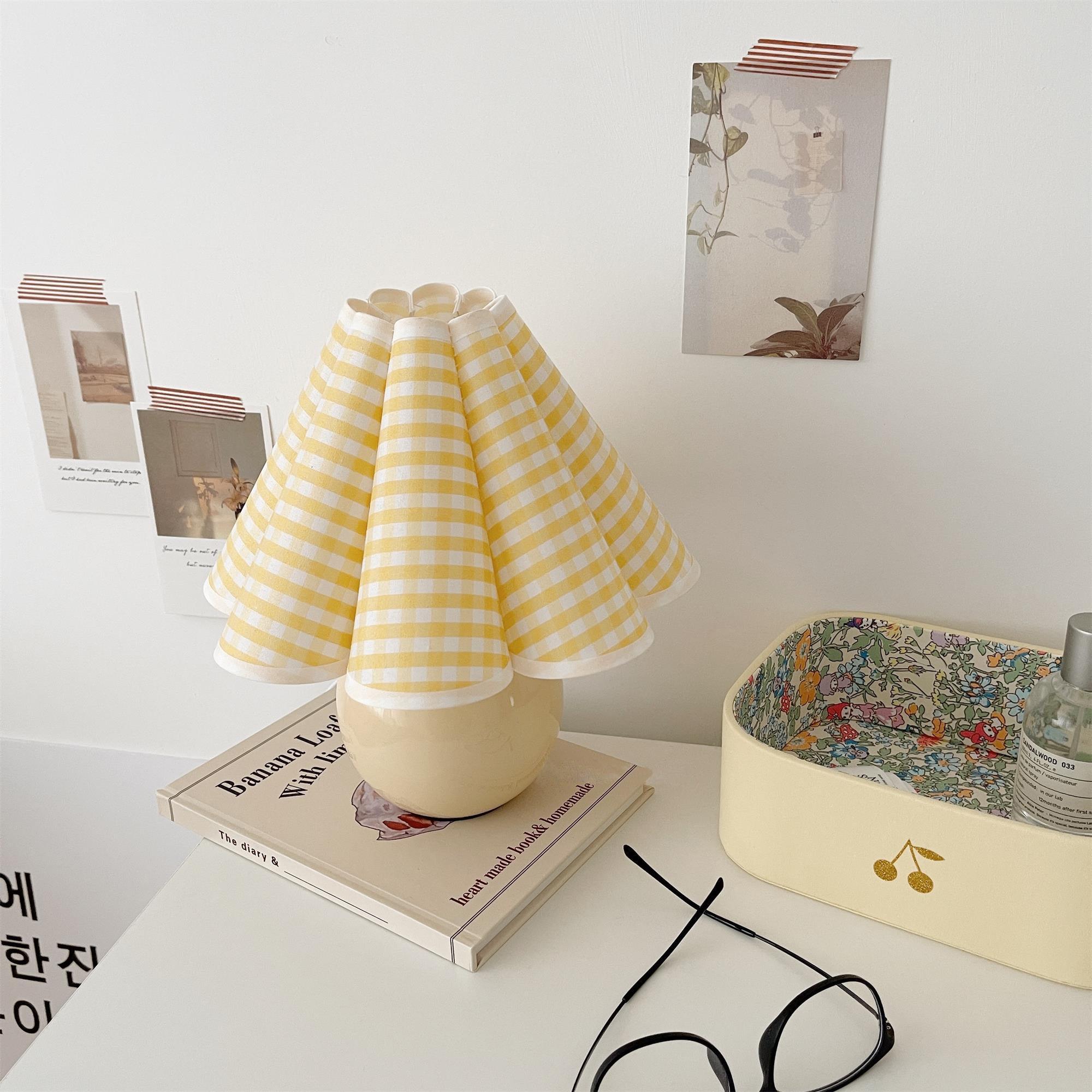 Vellum Fabric Whimsical Table Lamp - Letslighting