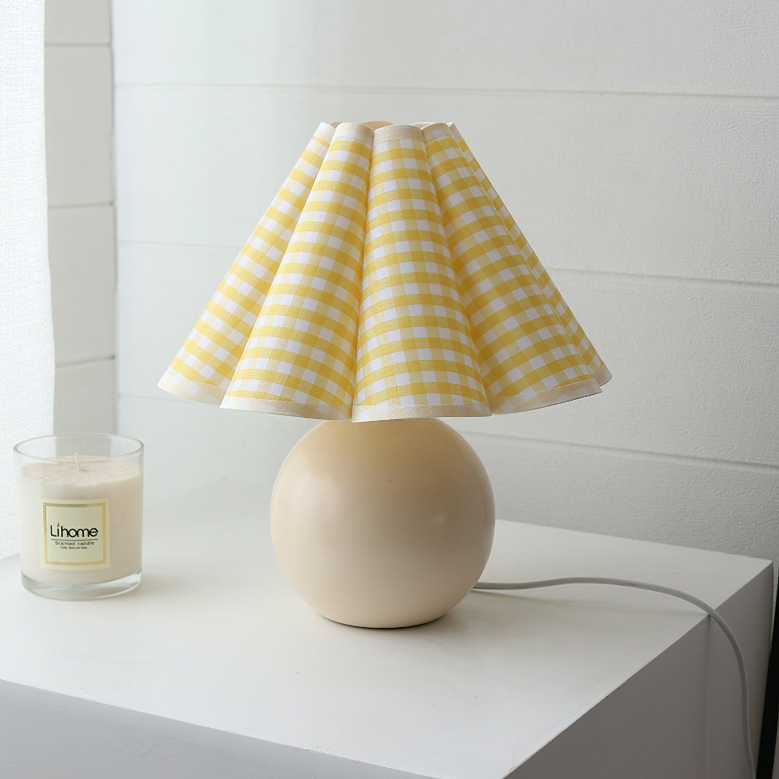 Vellum Fabric Whimsical Table Lamp - Letslighting