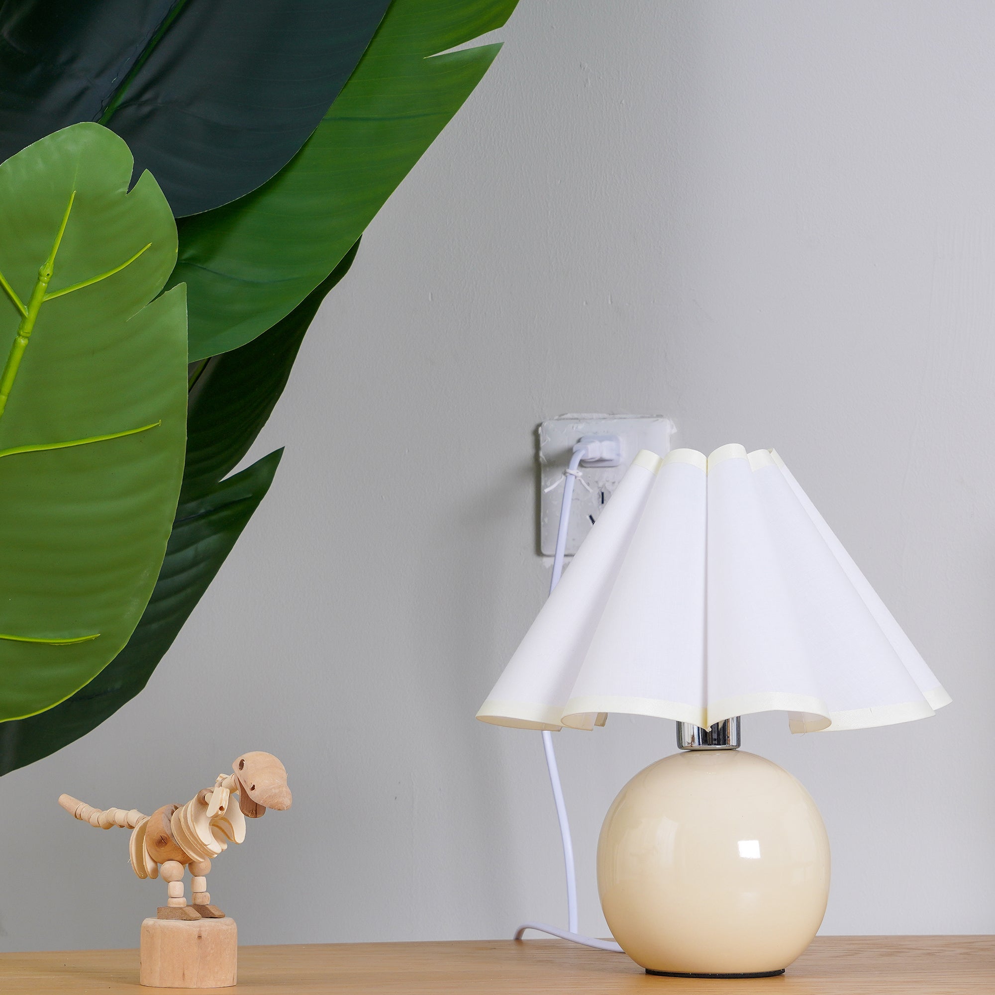 Vellum Fabric Whimsical Table Lamp - Letslighting