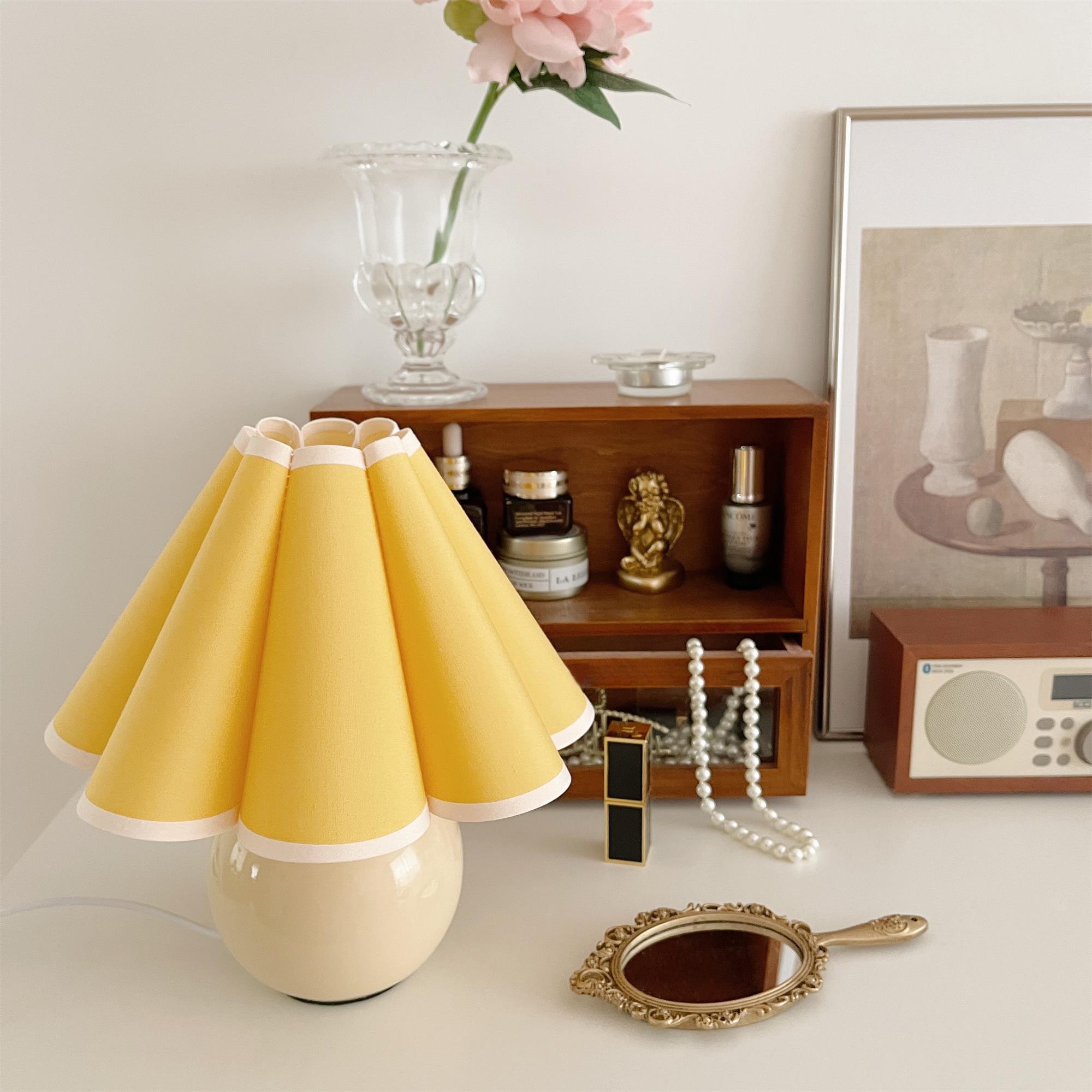 Vellum Fabric Whimsical Table Lamp - Letslighting