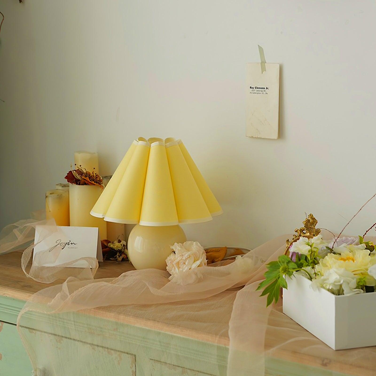 Vellum Fabric Whimsical Table Lamp - Letslighting