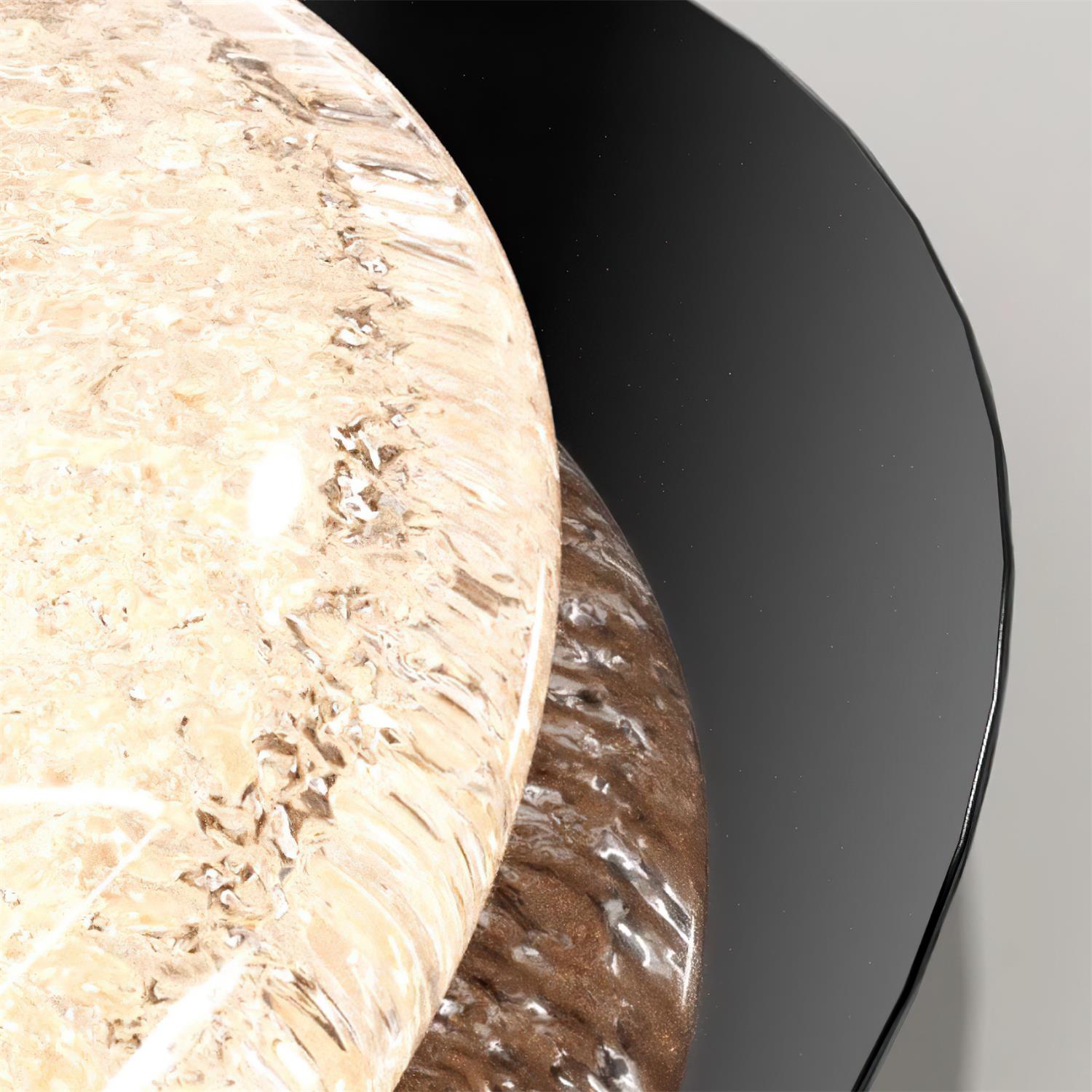 Kidson Ceiling Lamp Resin Textured Wooden-Tone LED - Letslighting