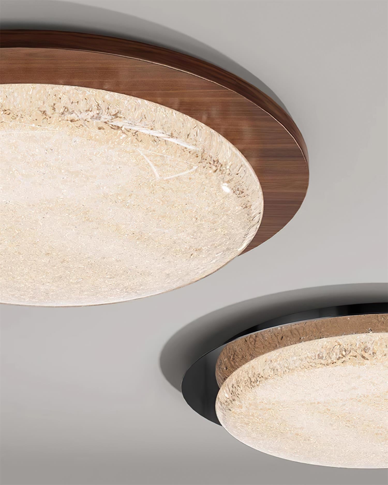 Kidson Ceiling Lamp Resin Textured Wooden-Tone LED - Letslighting