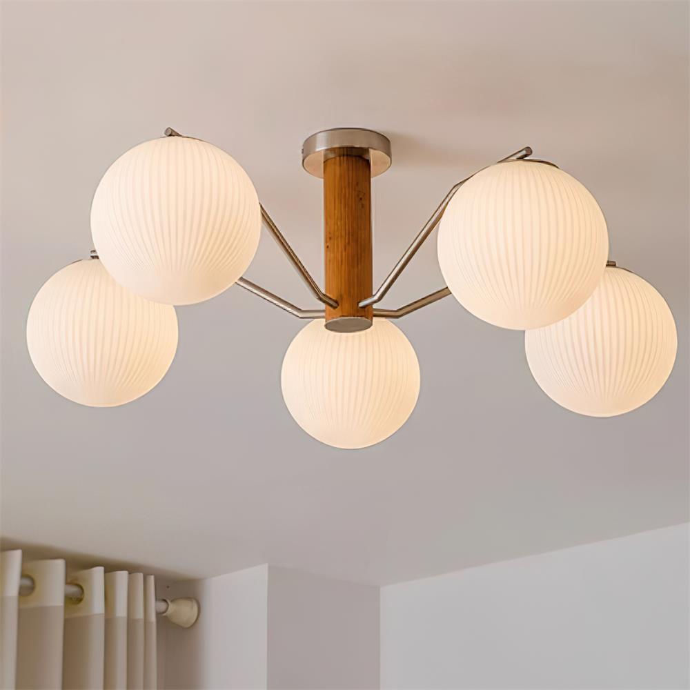 Ceiling Light LED/Incandescent Globe Flush Mount for Living Room - Letslighting