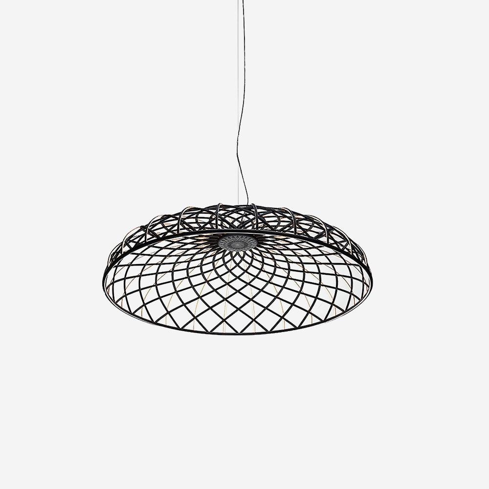 Fiona Pendant Lamp Reticulated Woven Shade Modern - Letslighting