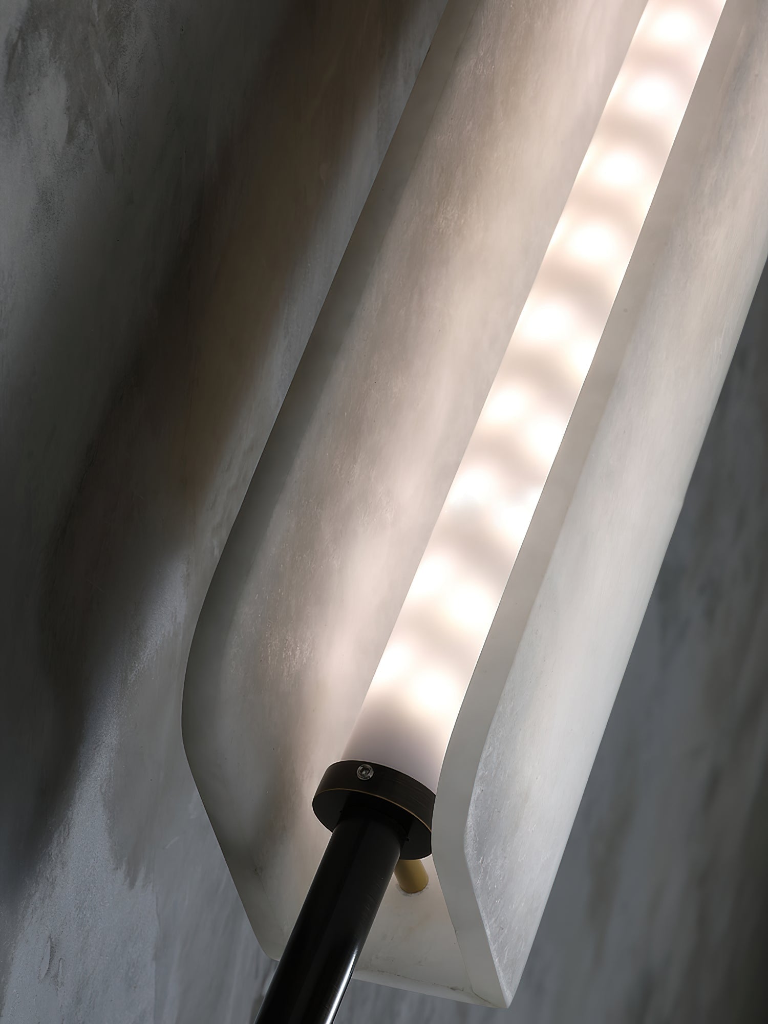 Cenore Modern Minimalist White Alabaster Wall Lamp - Letslighting