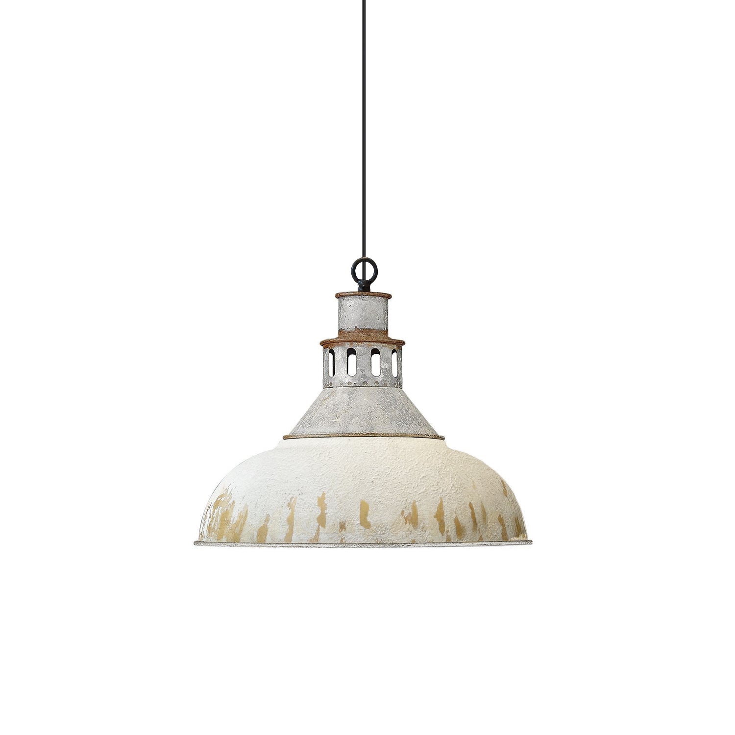 Avynor Vintage Industrial Blue Pendant Lamp - Letslighting