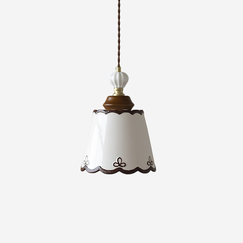 Klimt Pendant Lamp Ceramics Ceramic Scalloped Vintage - Letslighting