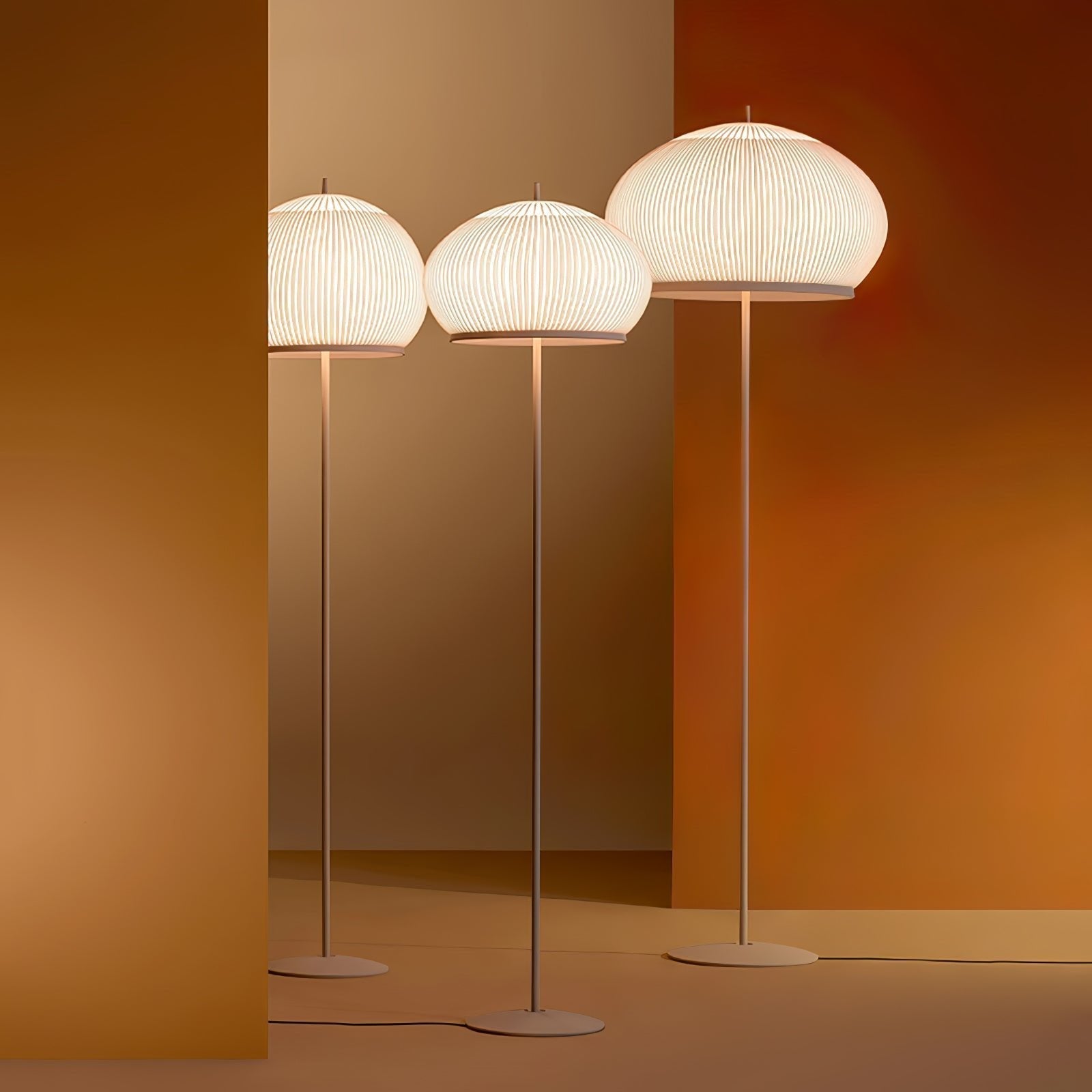 Oren Steel Fabric Floor Lamp - Letslighting