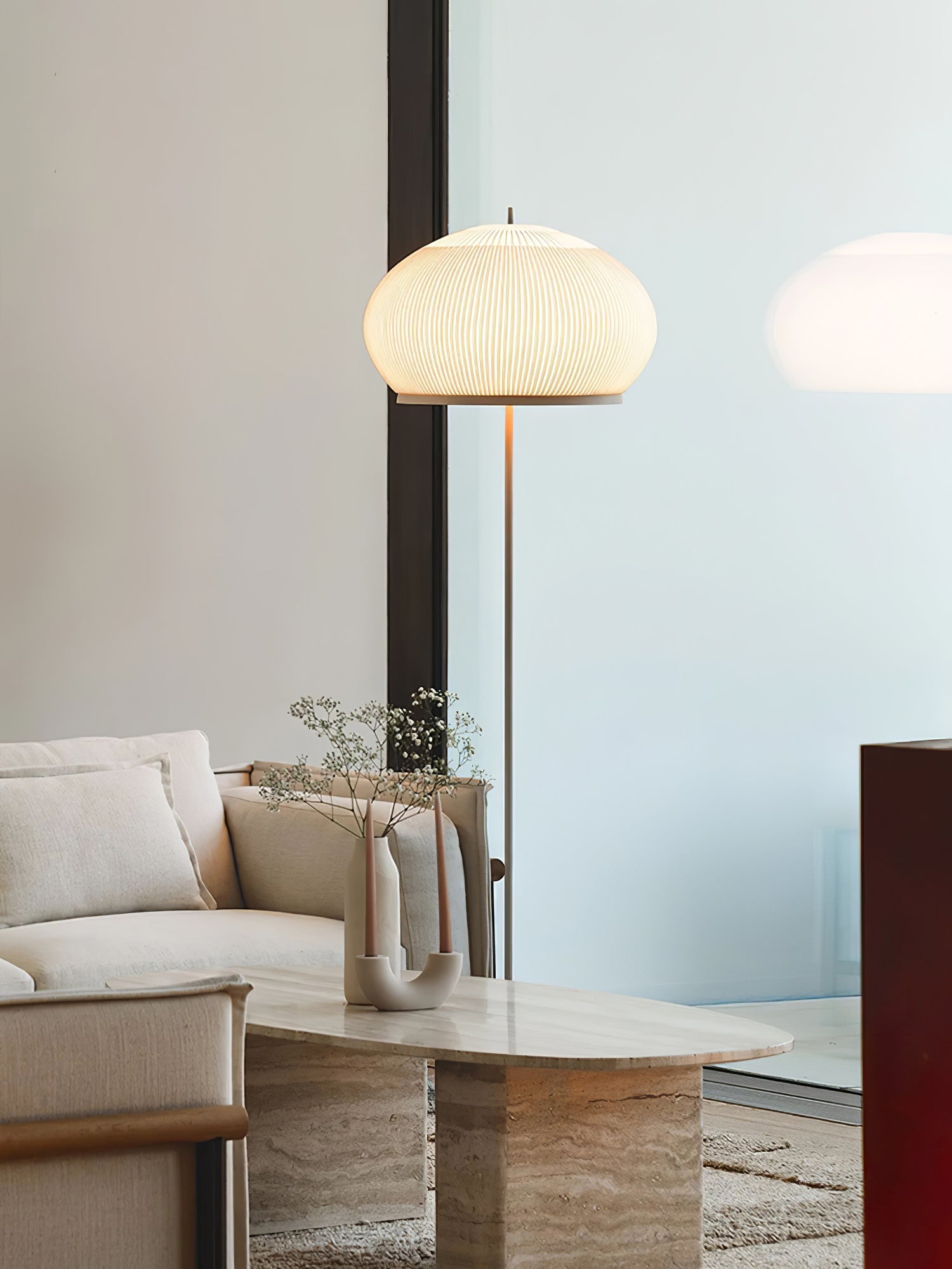 Oren Steel Fabric Floor Lamp - Letslighting