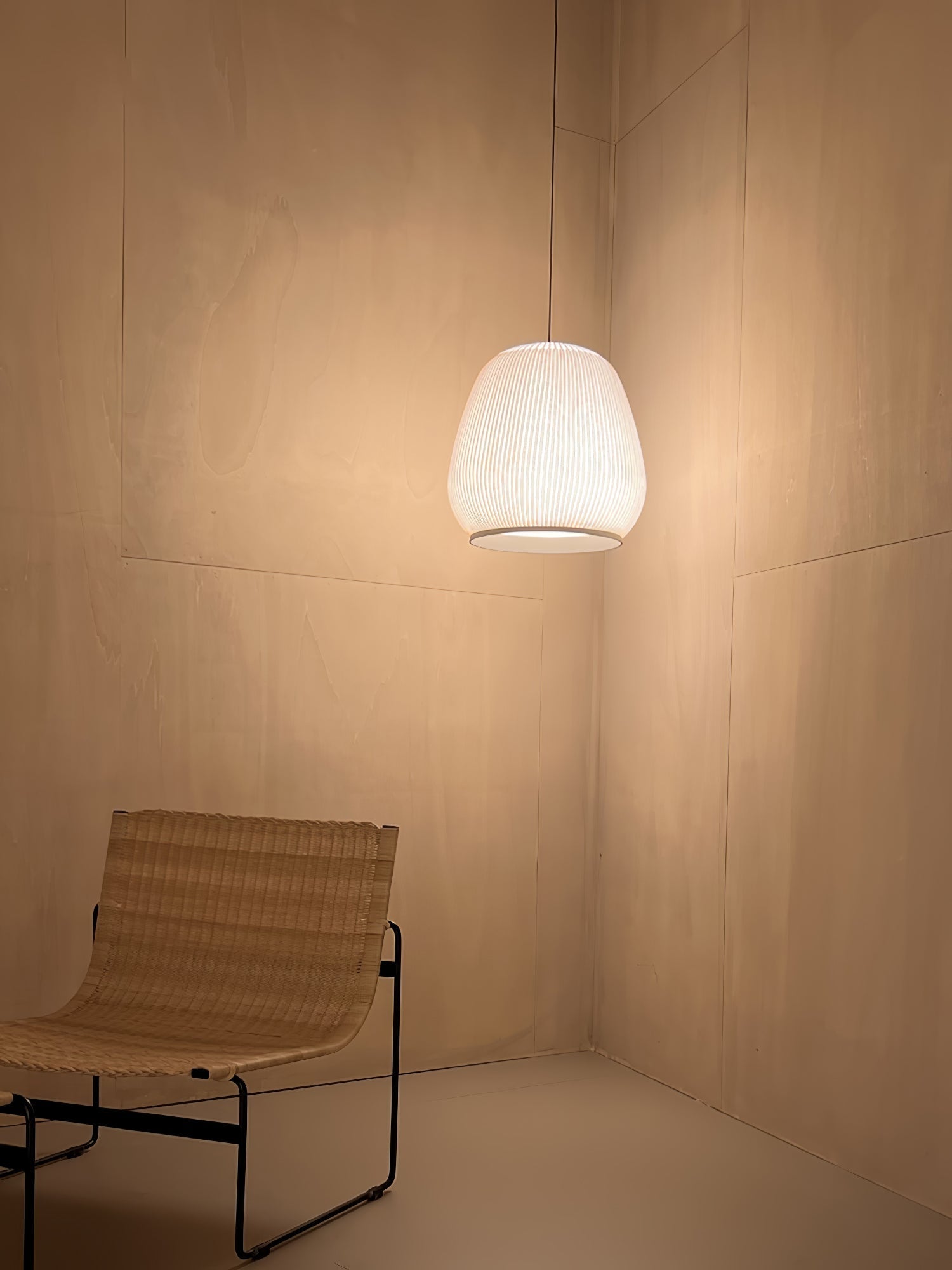 Blythe Minimalist Fabric Pendant Light - Letslighting