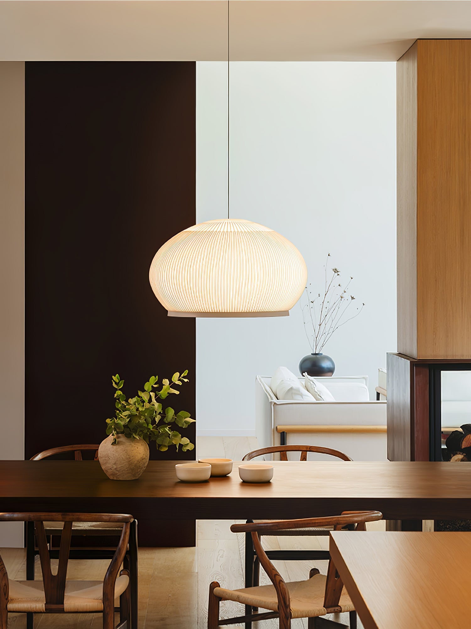 Blythe Minimalist Fabric Pendant Light - Letslighting