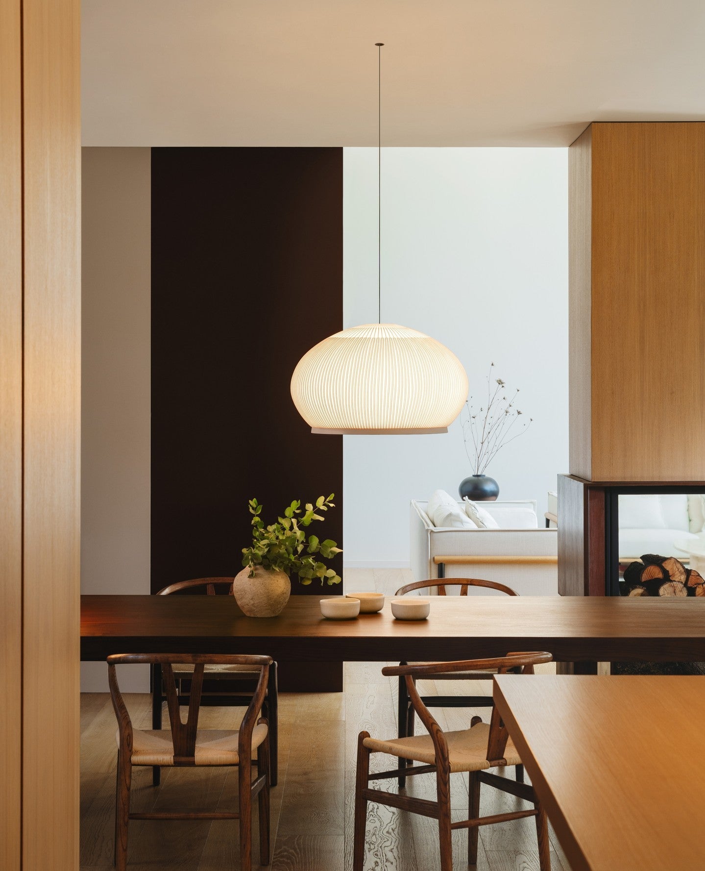 Blythe Minimalist Fabric Pendant Light - Letslighting