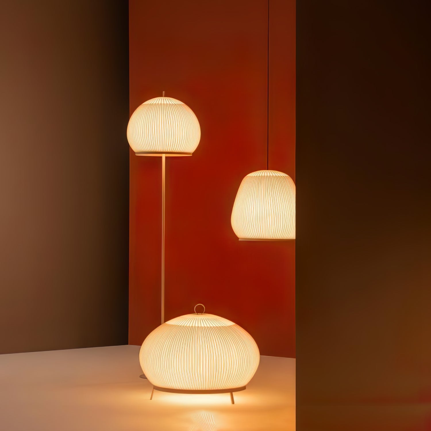 Blythe Minimalist Fabric Pendant Light - Letslighting
