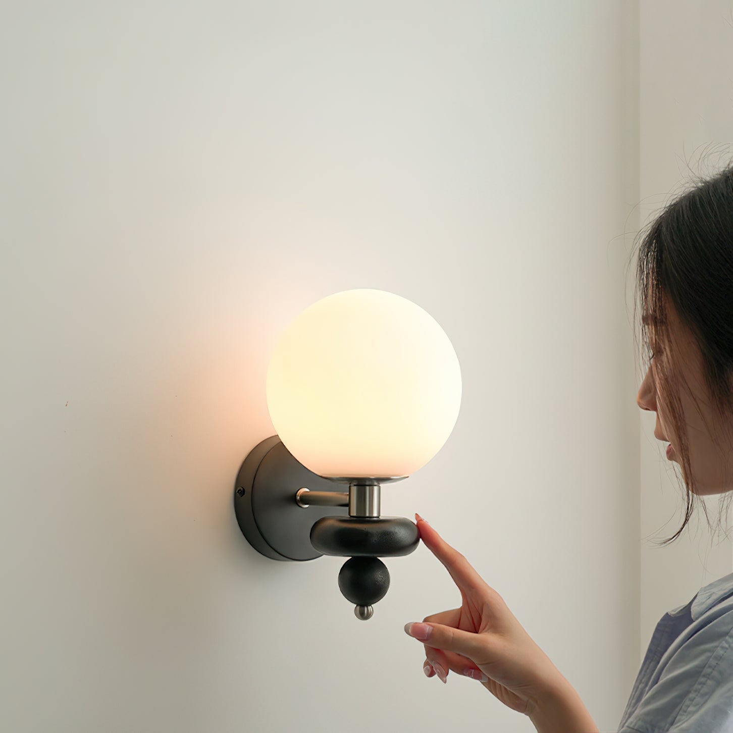 Evelo Modern Globe Wall Lamp - Letslighting