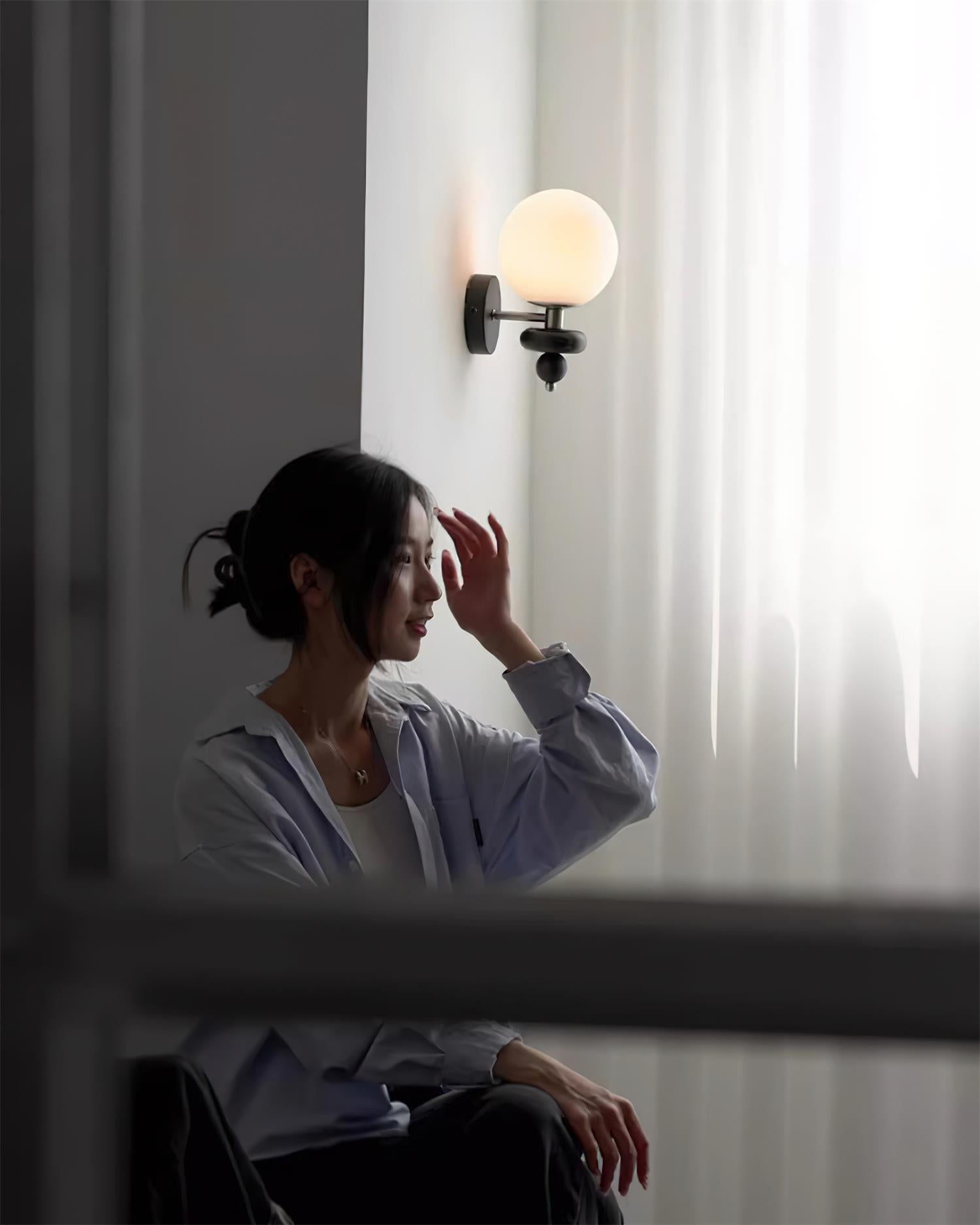 Evelo Modern Globe Wall Lamp - Letslighting
