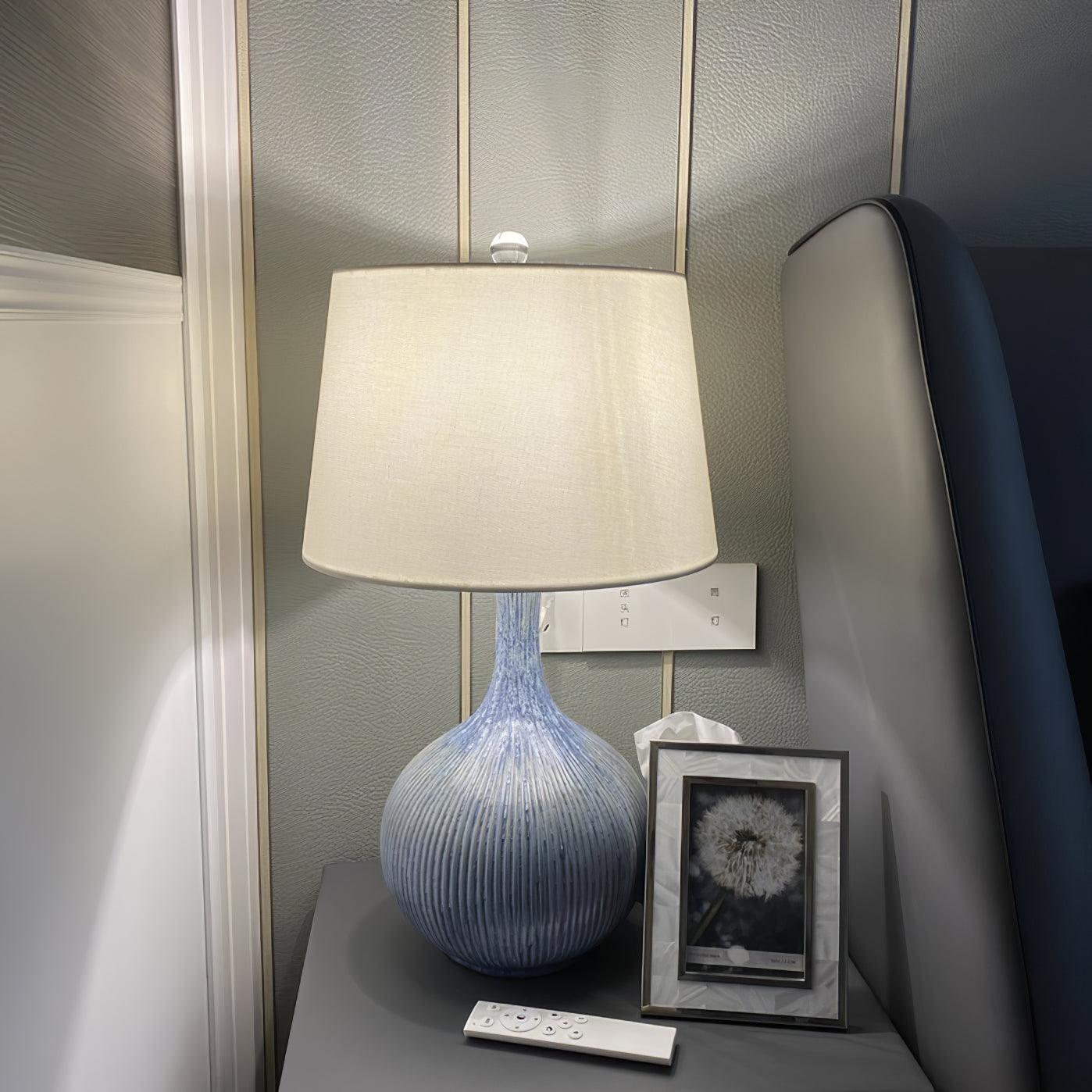 Firace Ceramic Fabric Table Lamp - Letslighting