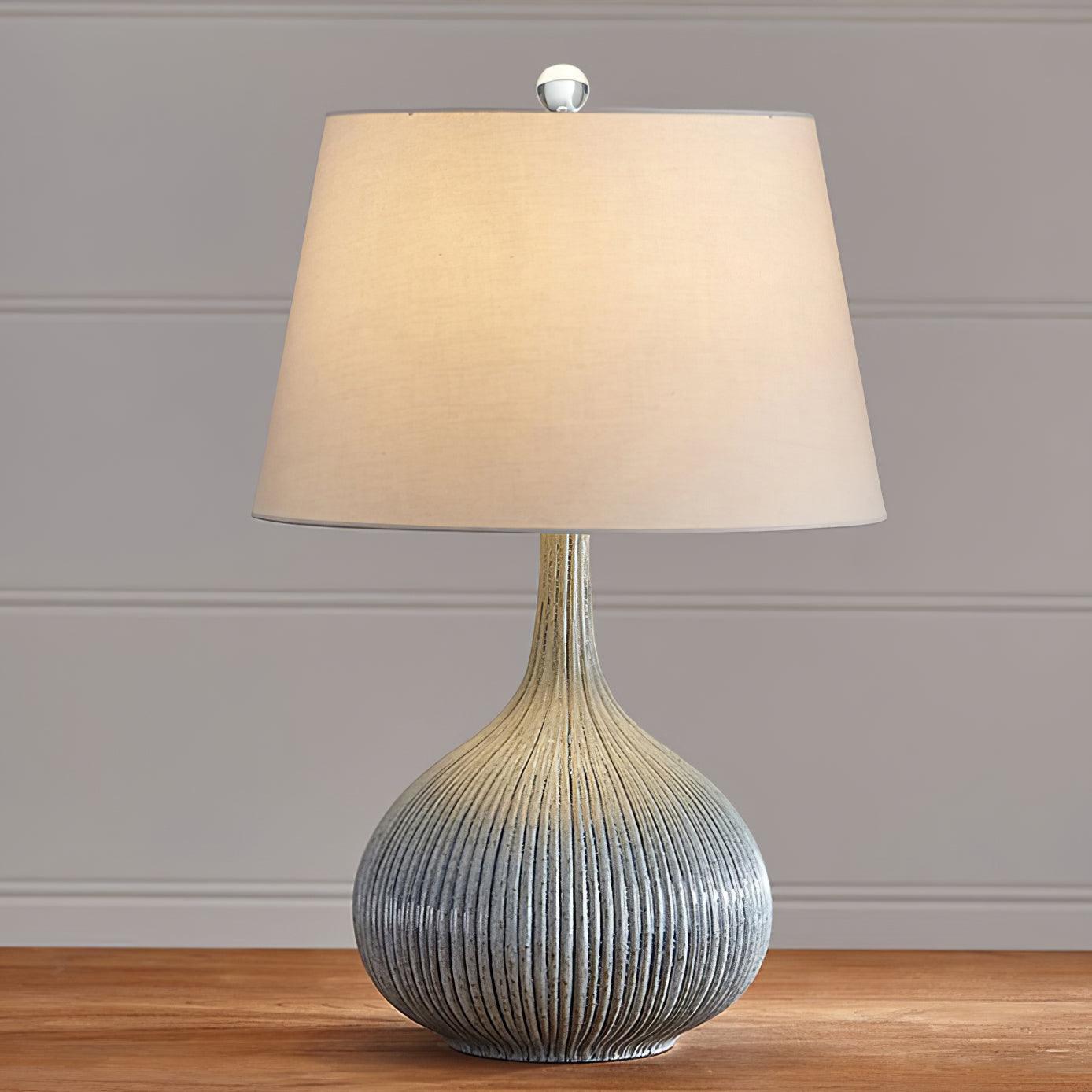 Firace Ceramic Fabric Table Lamp - Letslighting