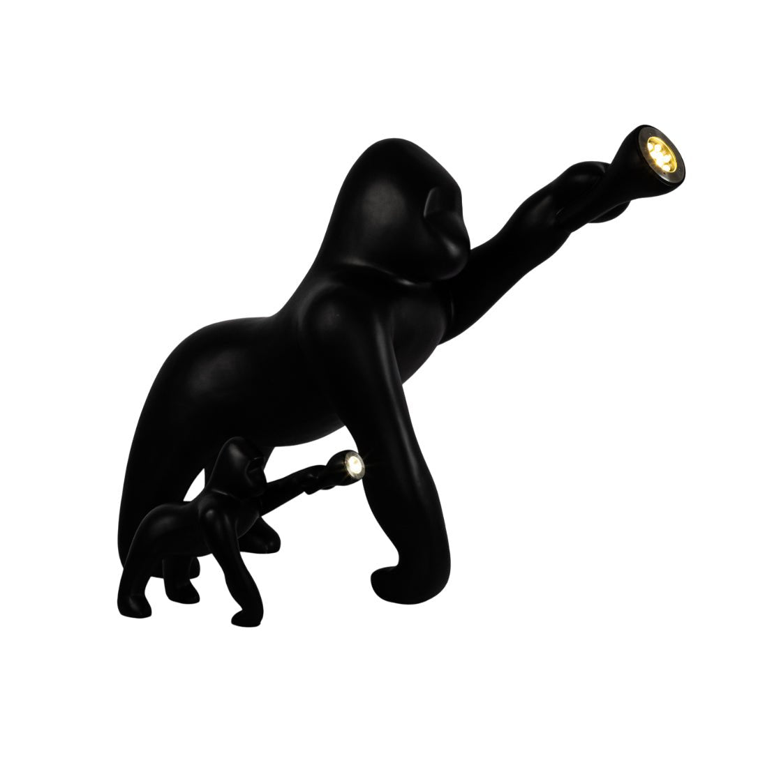 Zasolil Artistic Resin Gorilla Floor Lamp - Letslighting