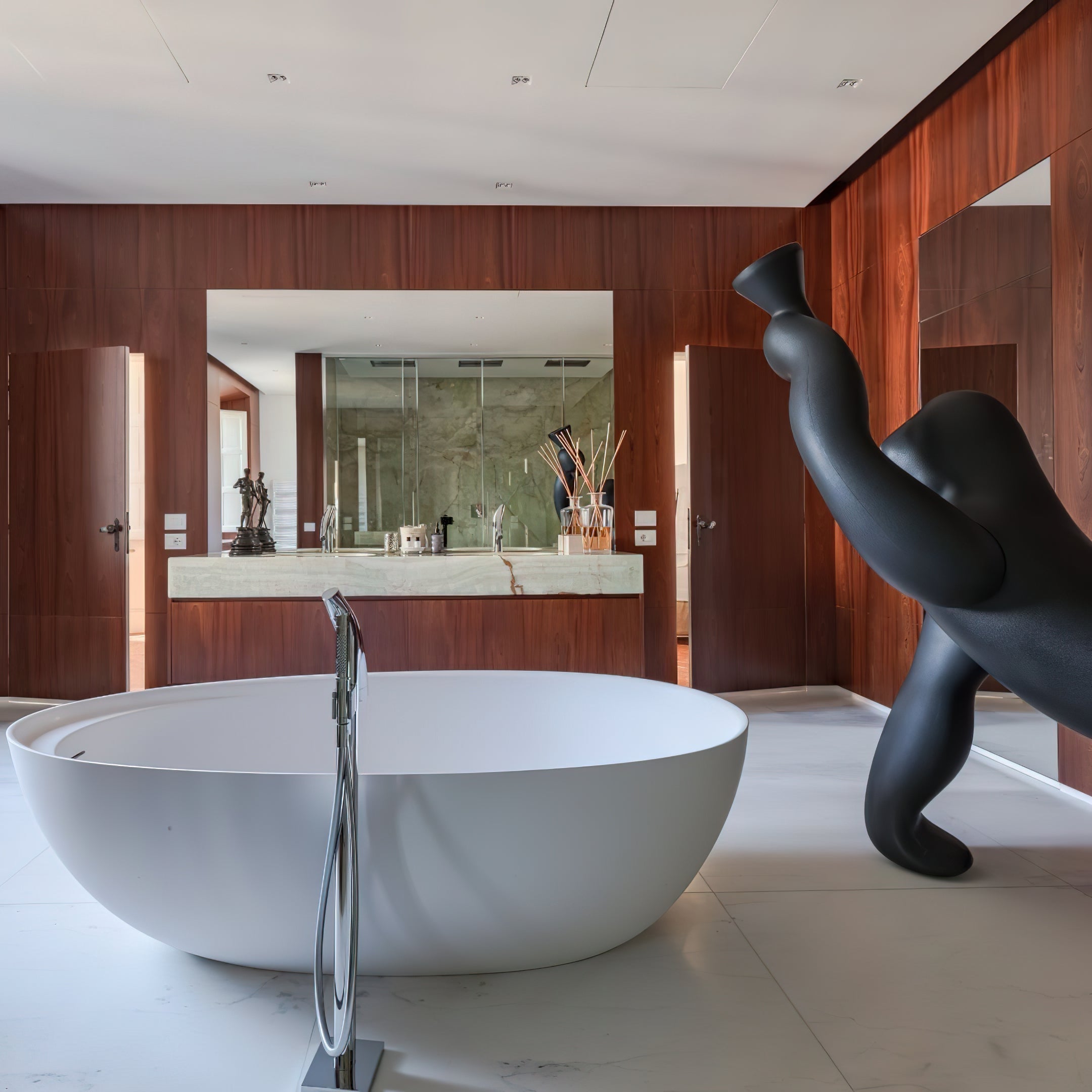 Zasolil Artistic Resin Gorilla Floor Lamp - Letslighting