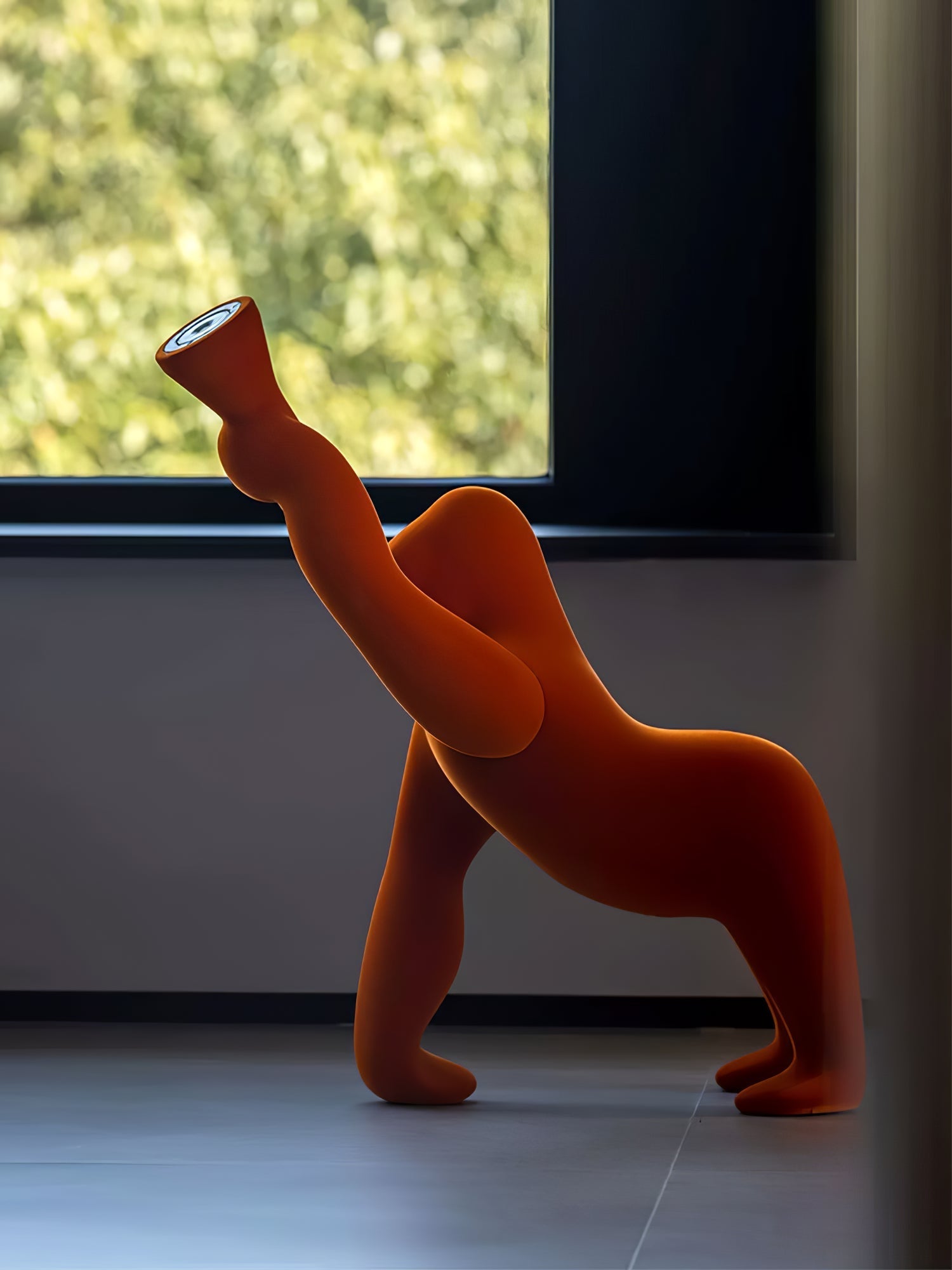 Zasolil Artistic Resin Gorilla Floor Lamp - Letslighting