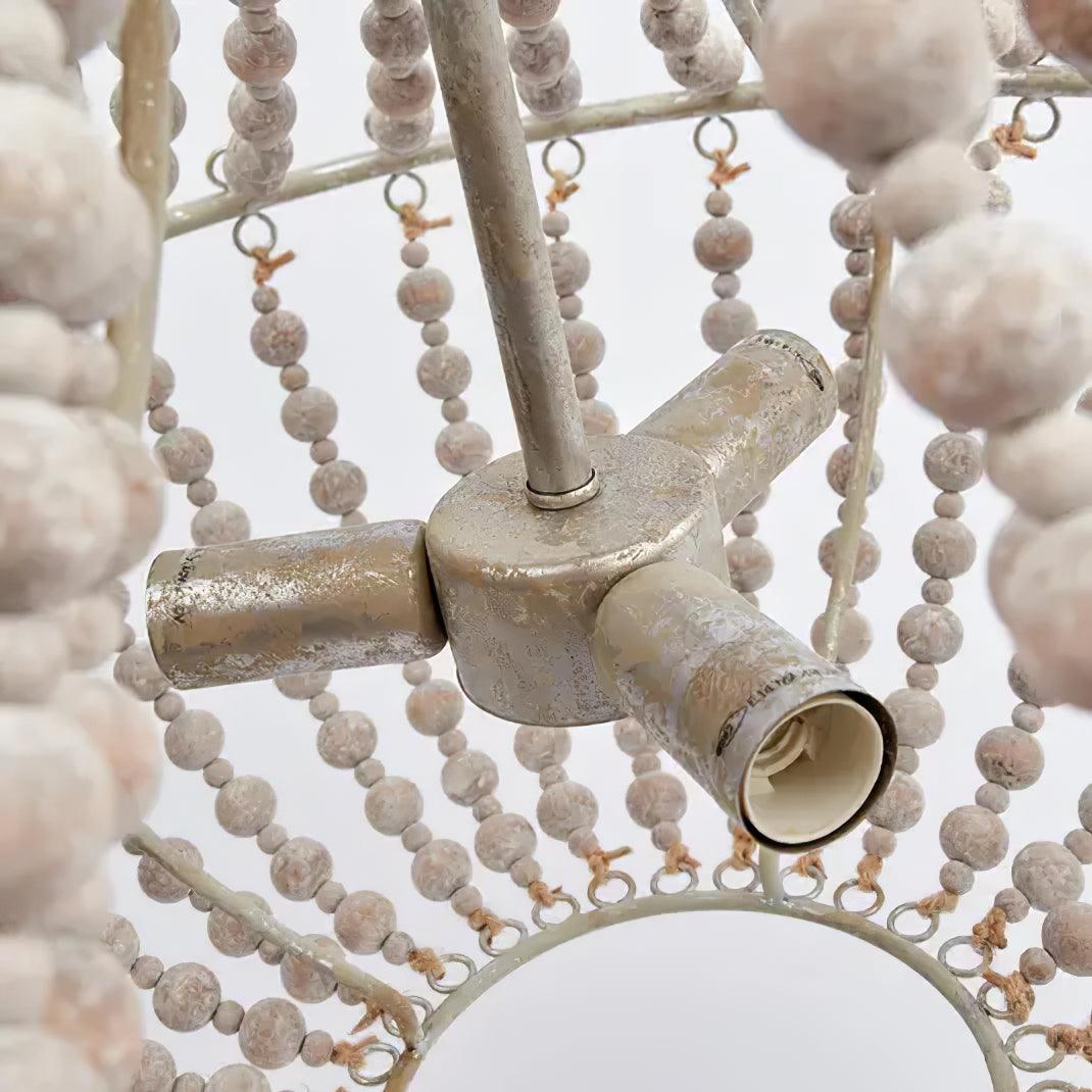 Lustra Chandelier Wood Organic Relaxed - Letslighting