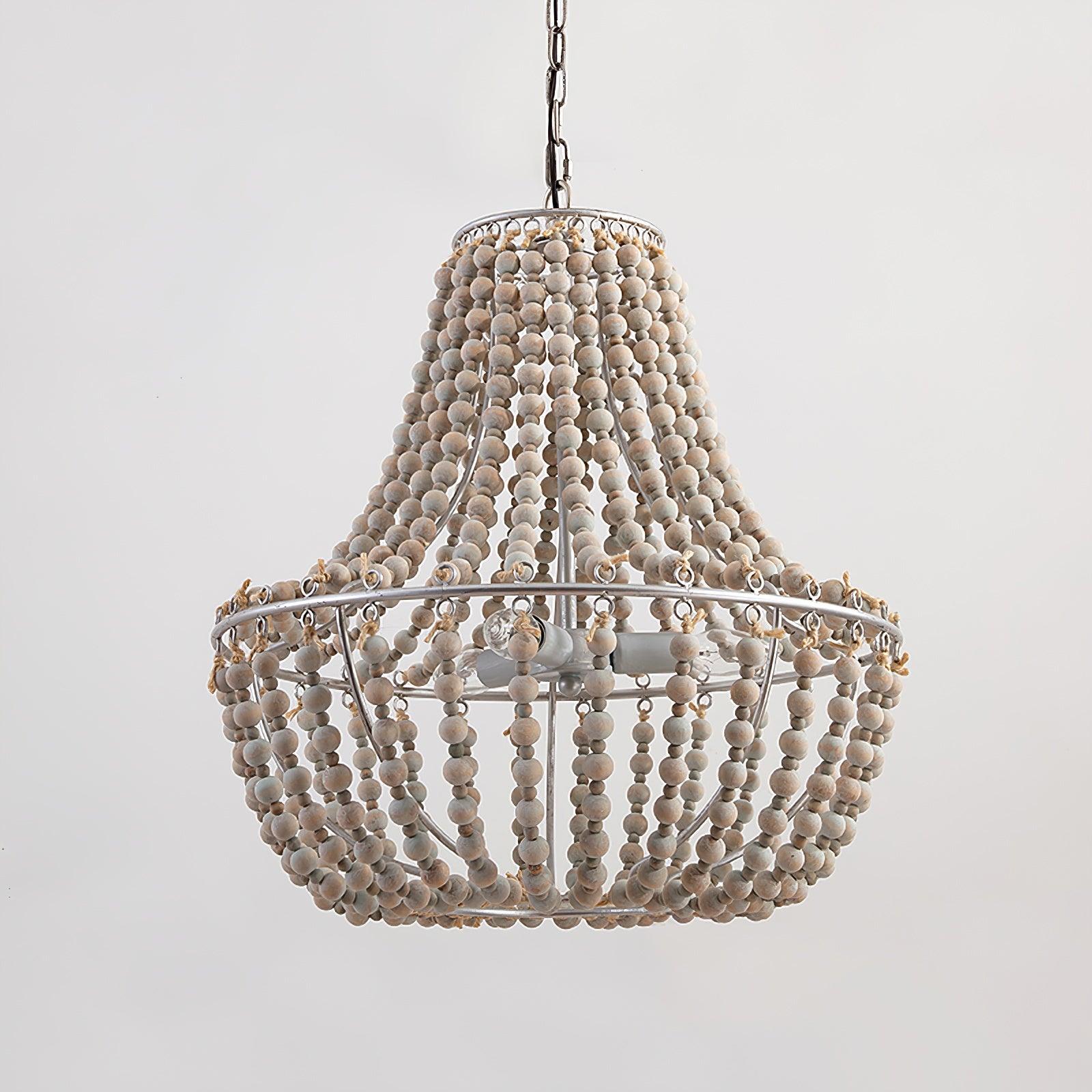 Lustra Chandelier Wood Organic Relaxed - Letslighting