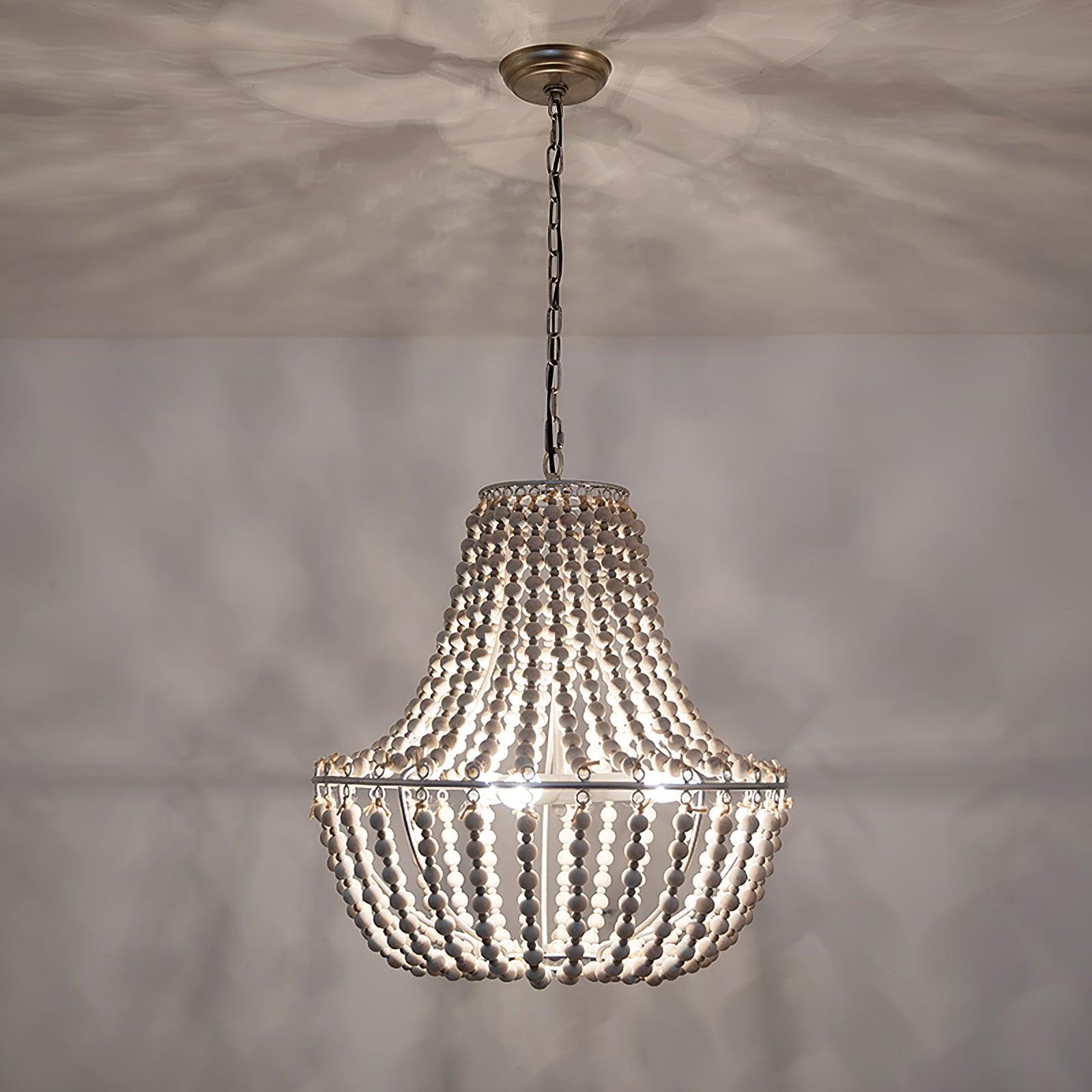 Lustra Chandelier Wood Organic Relaxed - Letslighting