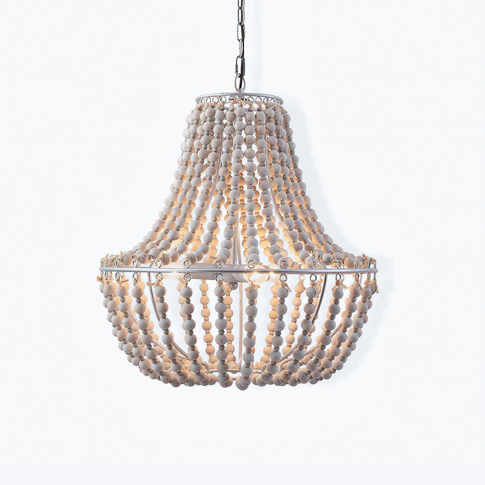 Lustra Chandelier Wood Organic Relaxed - Letslighting