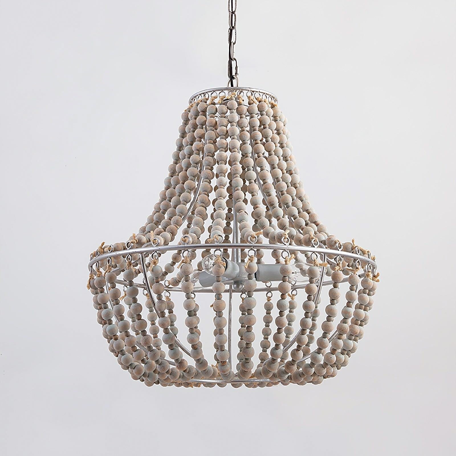Lustra Chandelier Wood Organic Relaxed - Letslighting