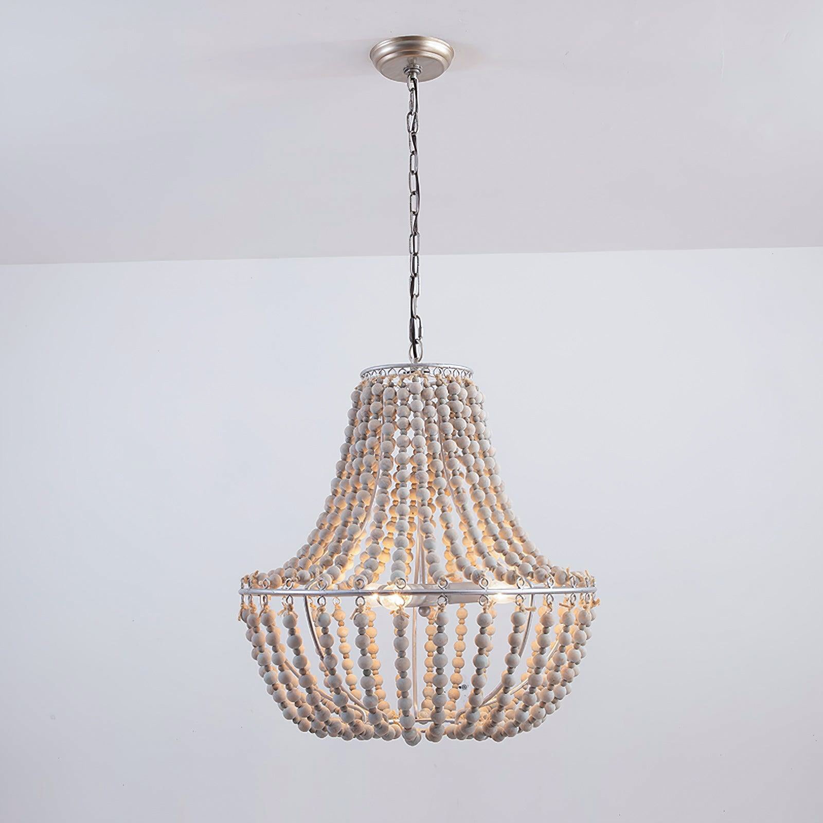 Lustra Chandelier Wood Organic Relaxed - Letslighting