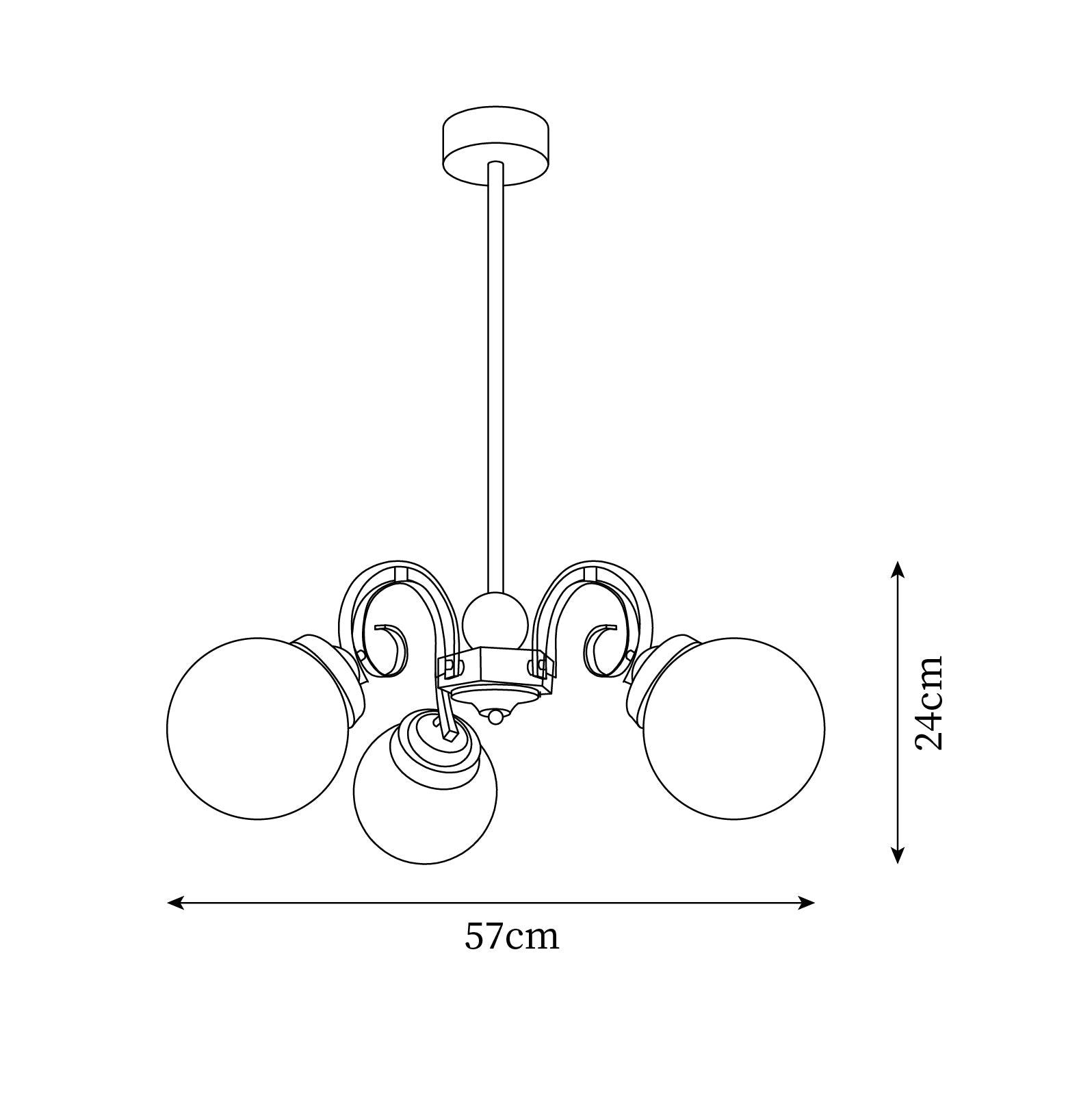 Kotter Chandelier Cream Satin Nickel Modern - Letslighting
