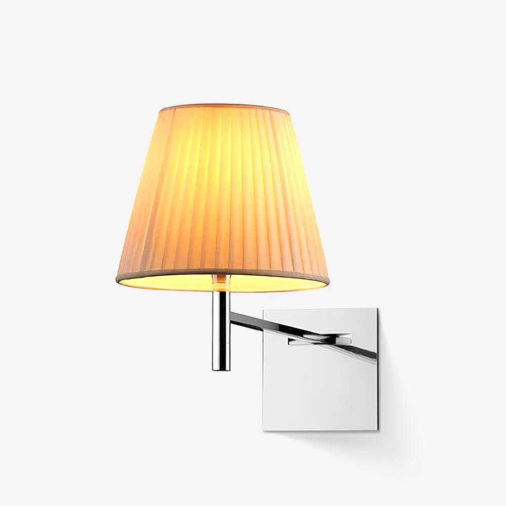 Orsore Chrome Prism Fabric Wall Lamp - Letslighting