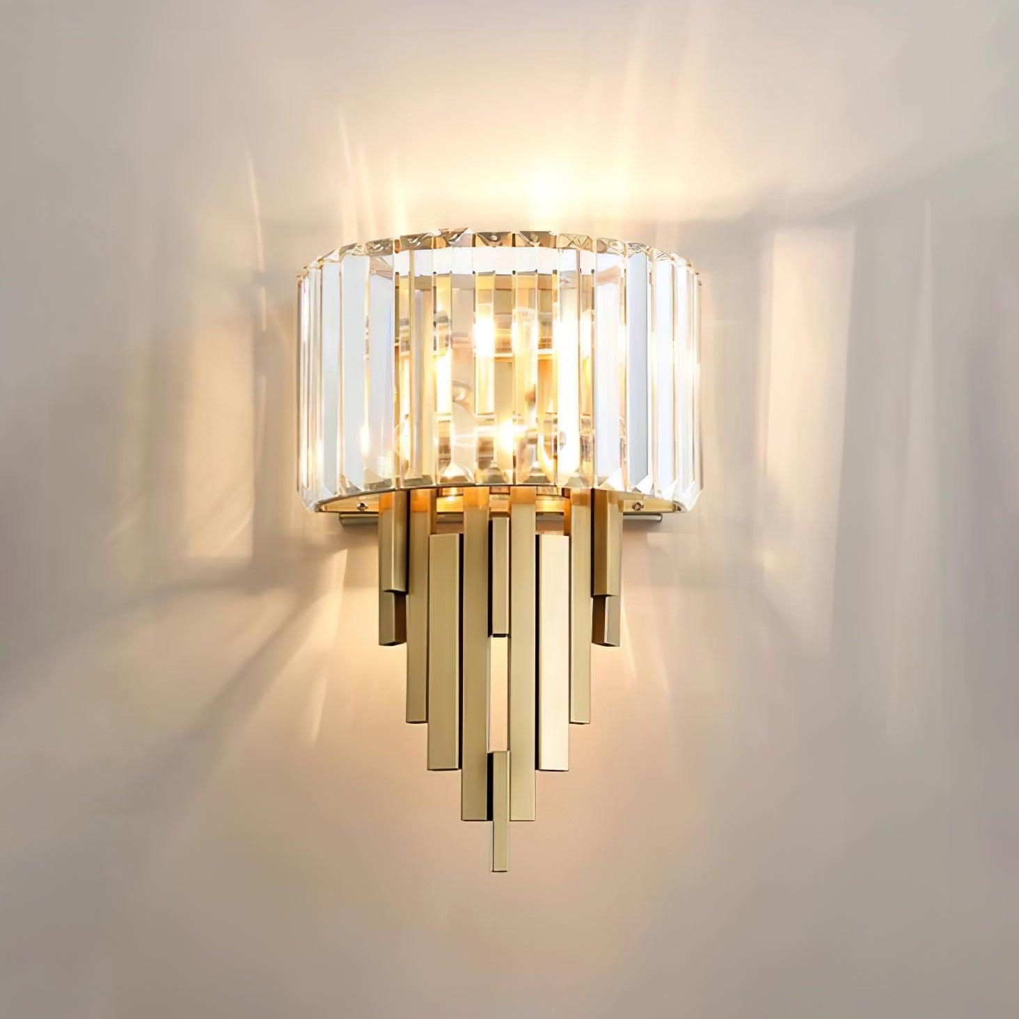 Voveliel Postmodern Luxury Crystal Glass Wall Lamp - Letslighting