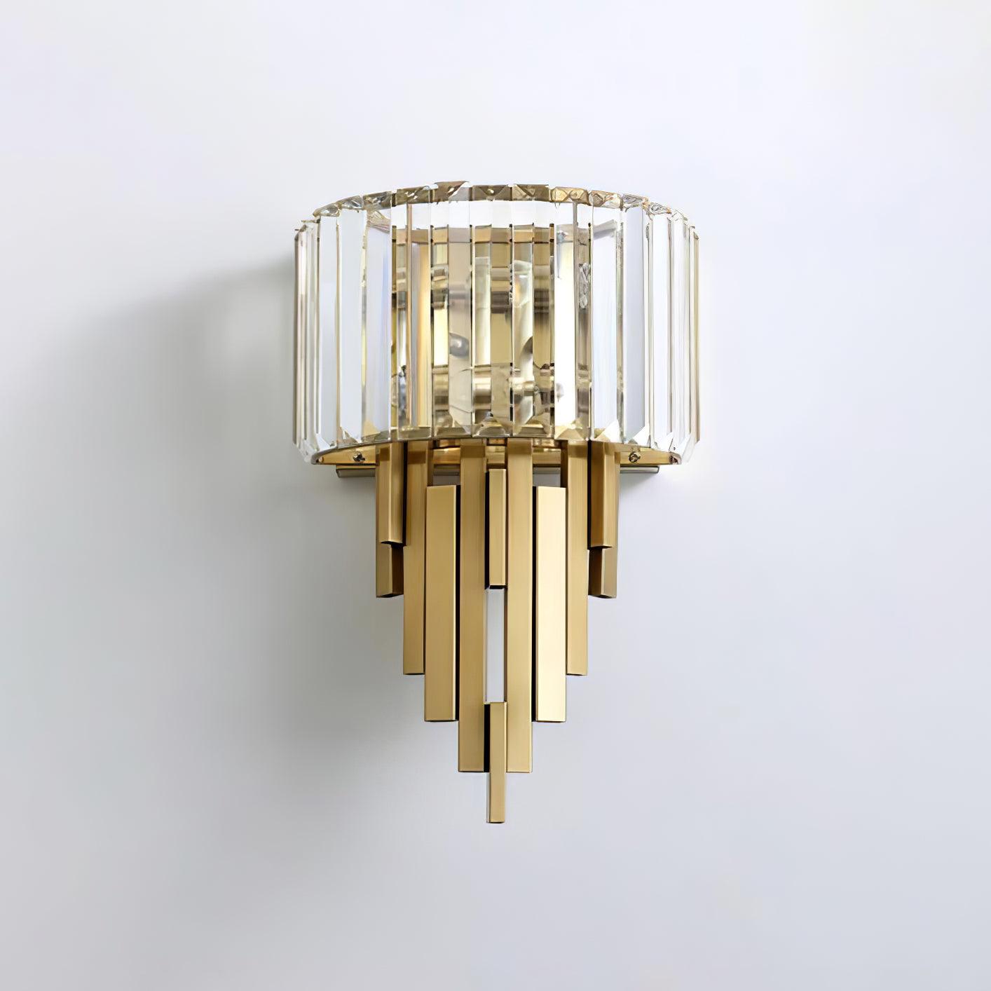 Voveliel Postmodern Luxury Crystal Glass Wall Lamp - Letslighting